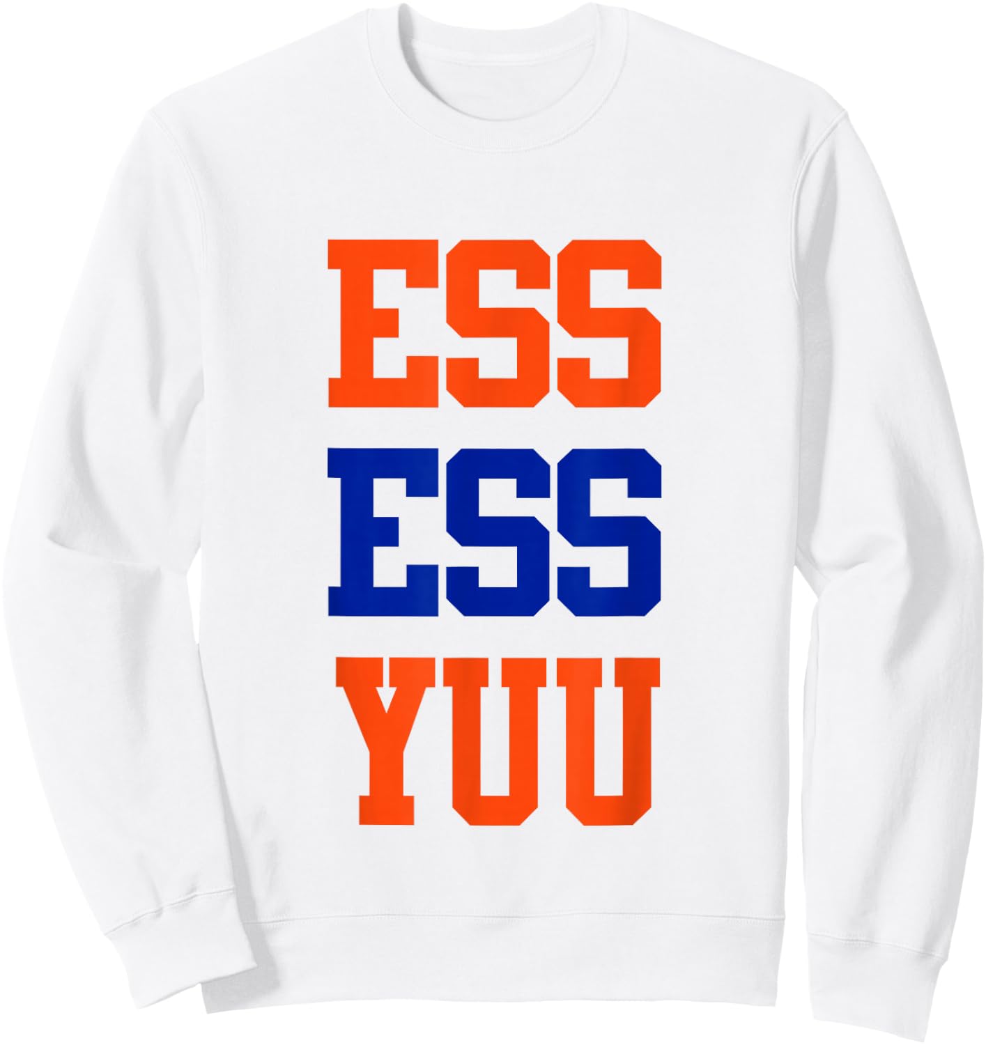 Ess Ess Yuu (ssu) Sweatshirt - Sweatshirt | White