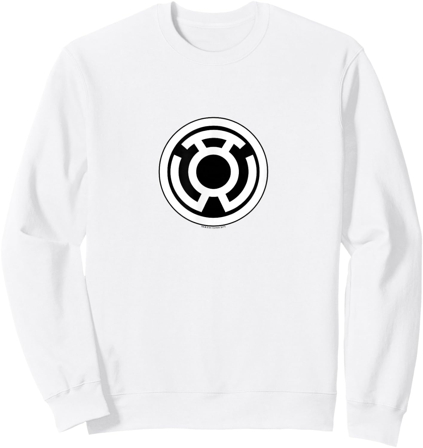 Popfunk Green Lantern Corps Yellow Lantern Logo Sweatshirt - Sweatshirt | White