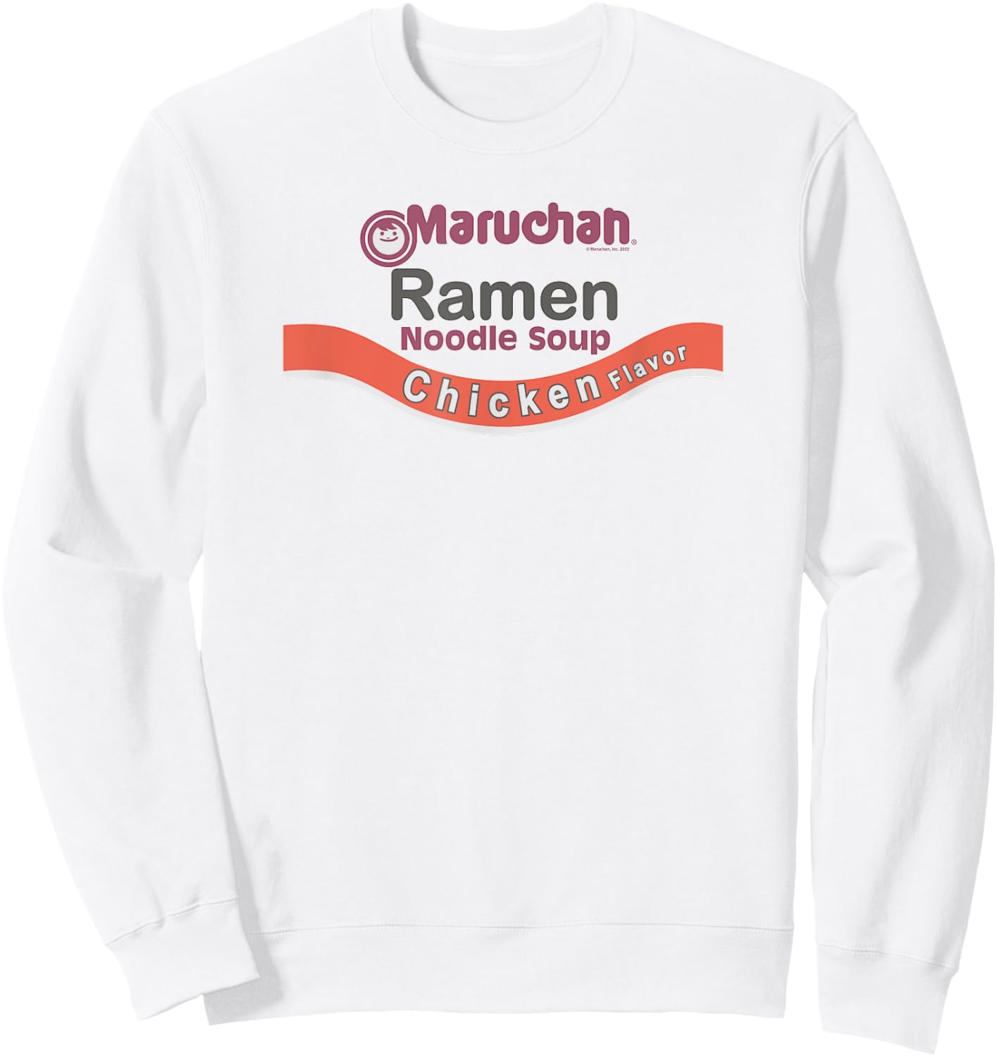 Maruchan Ramen Noodle Soup Chicken Flavor Logo Sweatshirt - Sweatshirt | White