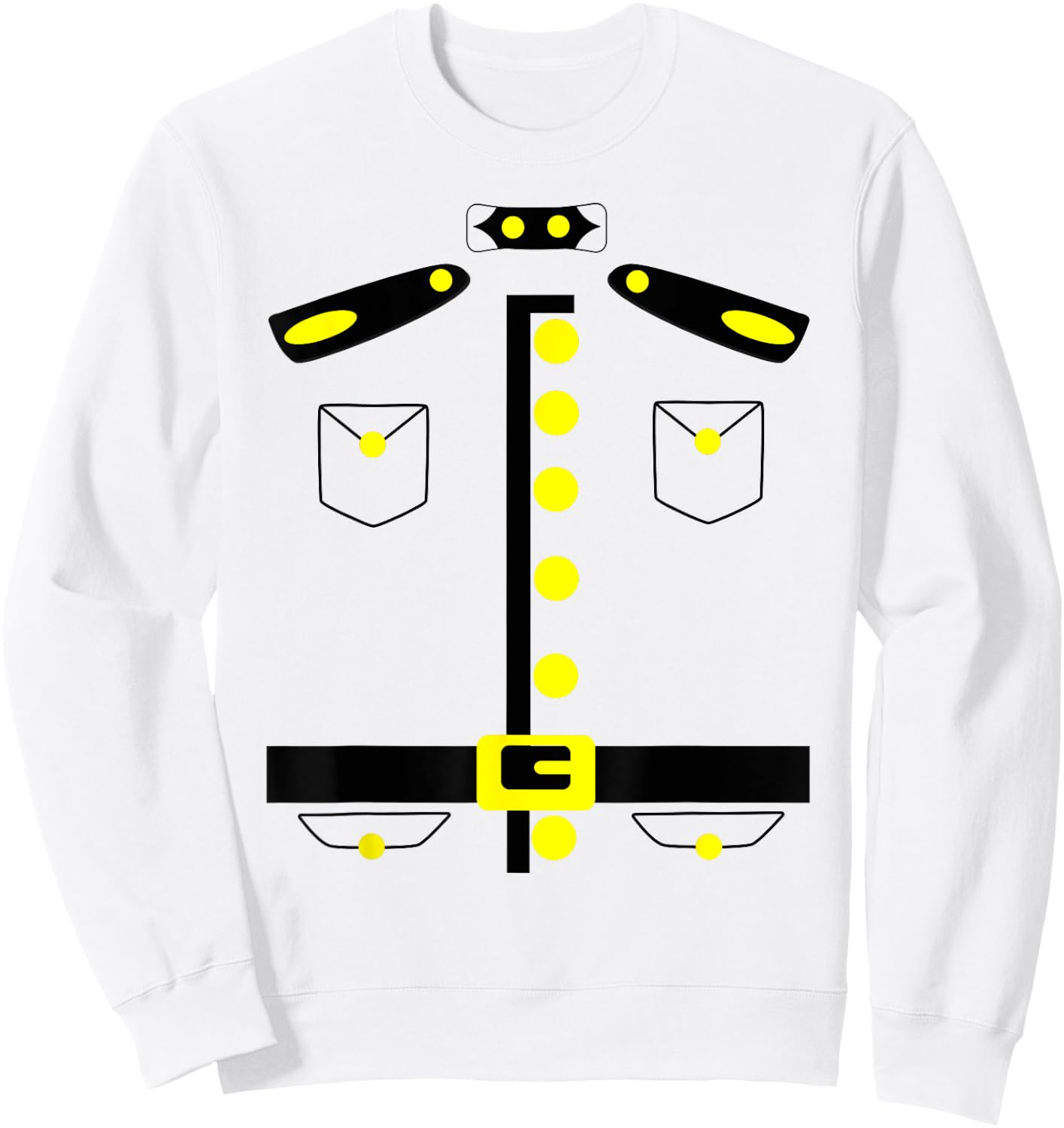Royal Canadian Mountie Costume Canada Mounted Police Sweatshirt - Sweatshirt | White