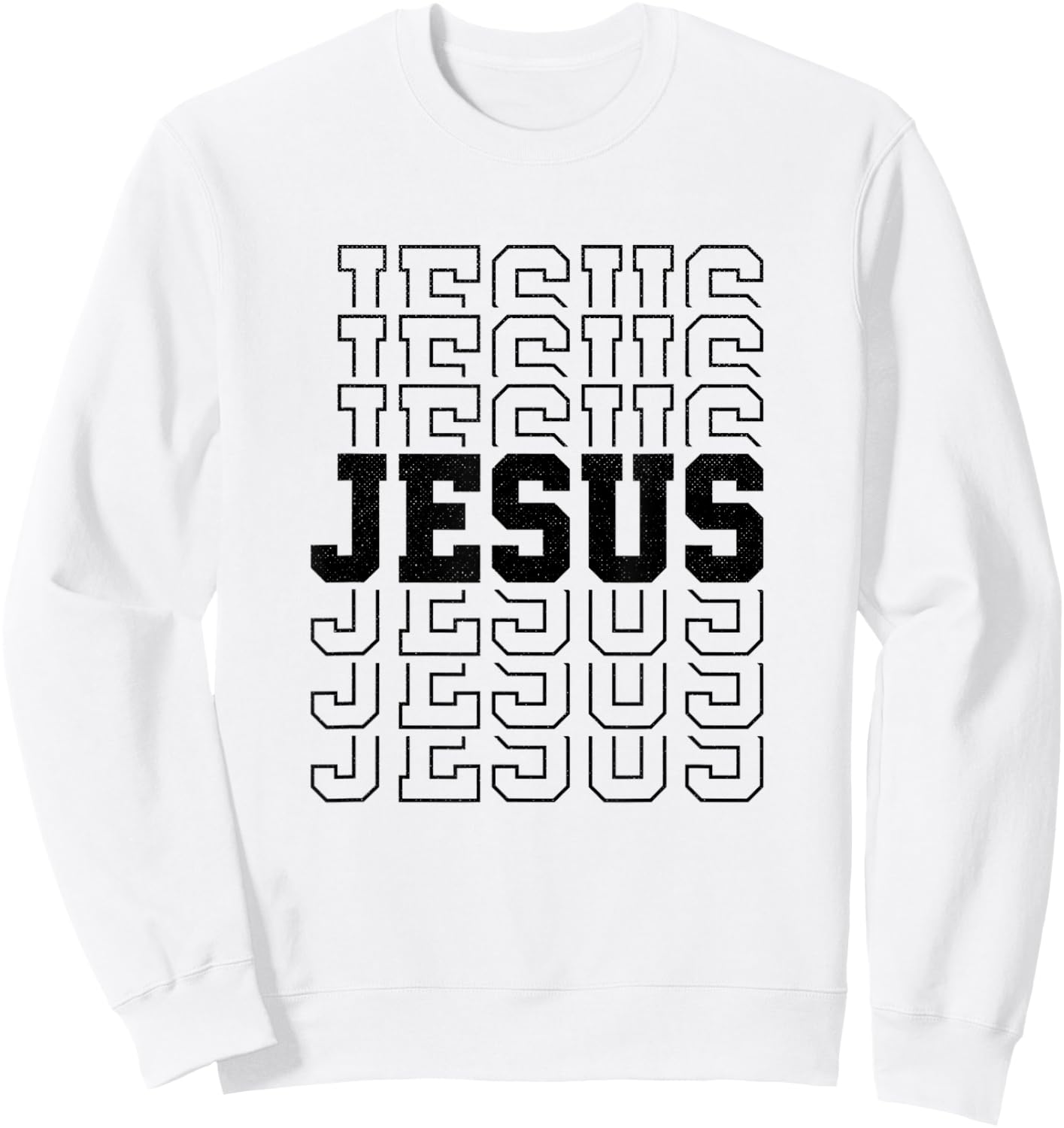 Jesus Christ Retro Religious Vintage Christian Sweatshirt - Sweatshirt | White