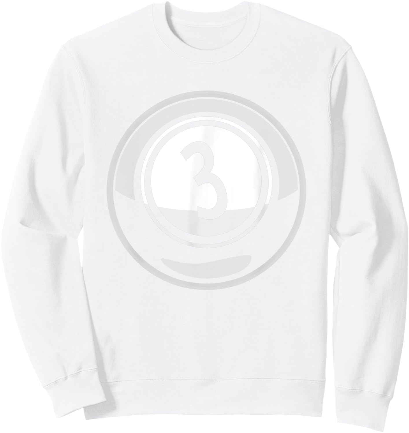 Matching Halloween Costume Set Billiard Balls 3 Ball Sweatshirt - Sweatshirt | White