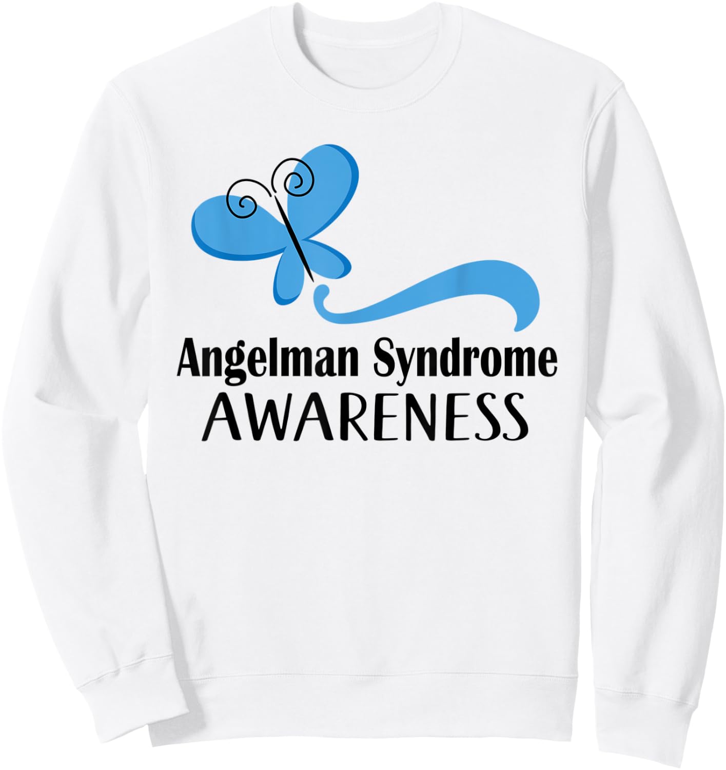 Angelman Syndrome Awareness Month Walk Sweatshirt - Sweatshirt | White
