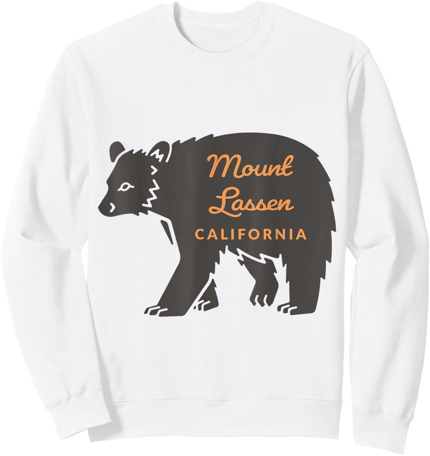Mount Lassen Souvenir Sweatshirt - Sweatshirt | White