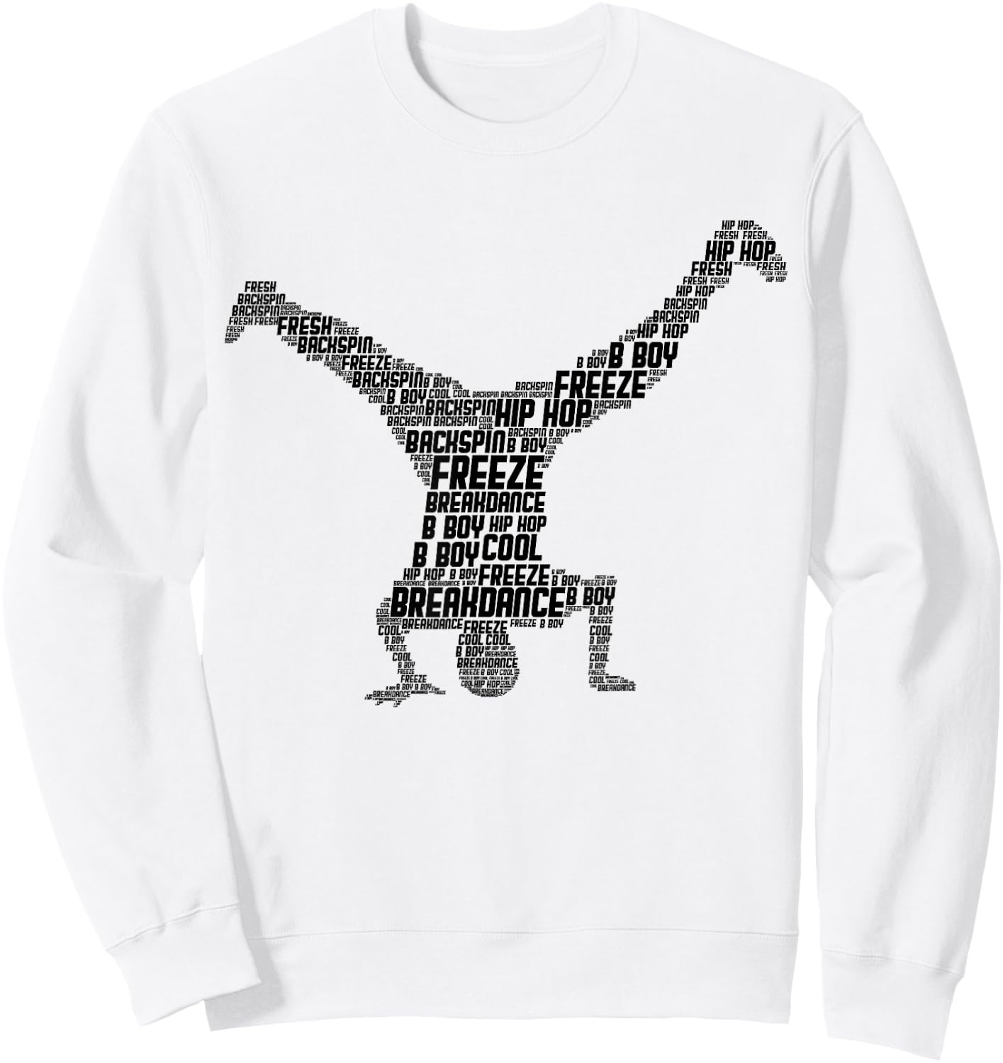 Breakdance Breakdancer Breakdancing Kids Boys & Men Sweatshirt - Sweatshirt | White
