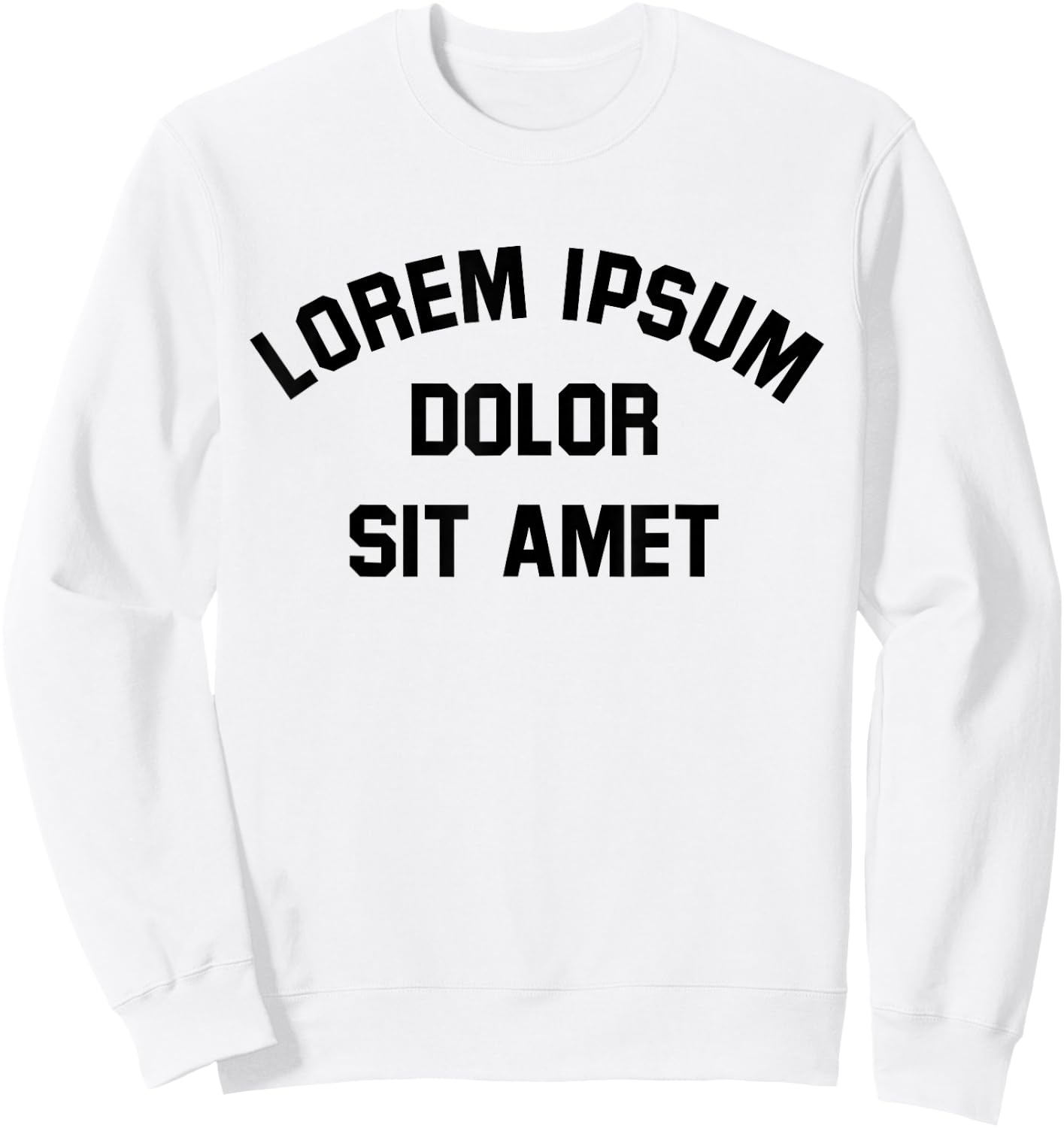 Lorem Ipsum Dolor Sit Amet Graphic Designer Web UX UI Funny Sweatshirt - Sweatshirt | White