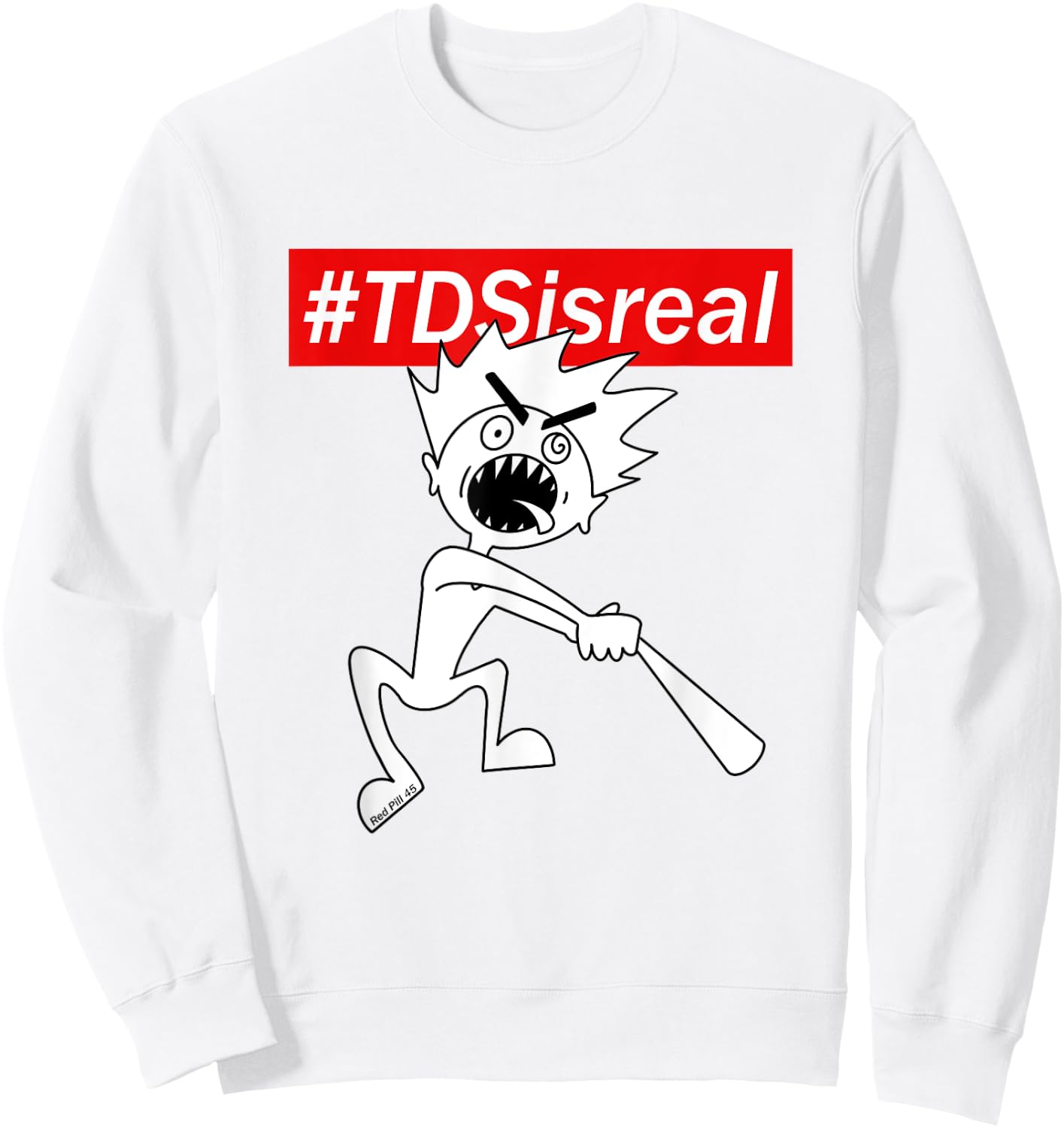 #TDSisreal | Trump Derangement Syndrome is Real Sweatshirt - Sweatshirt | White