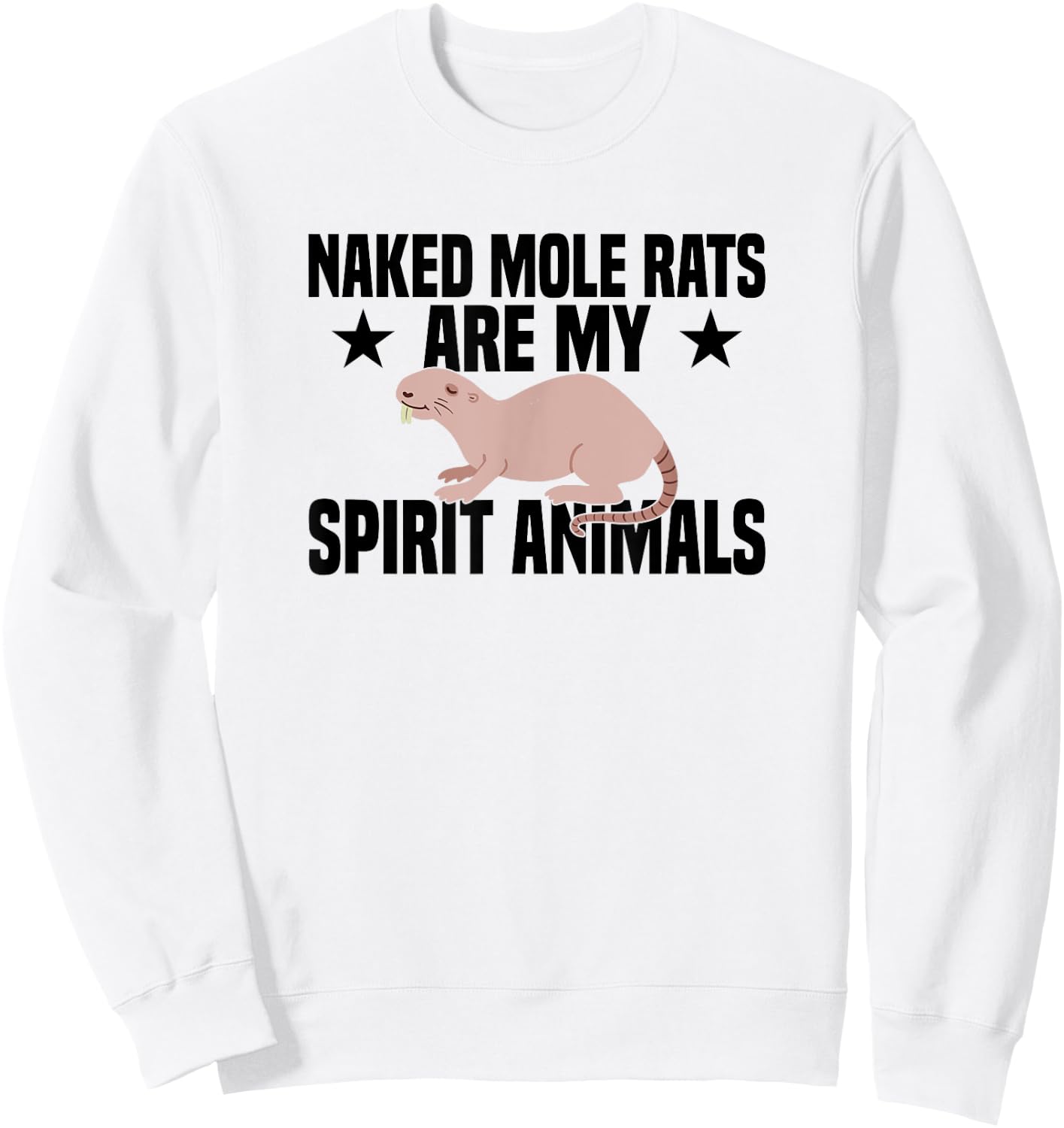 Naked Mole Rat Lover Sweatshirt - Sweatshirt | White