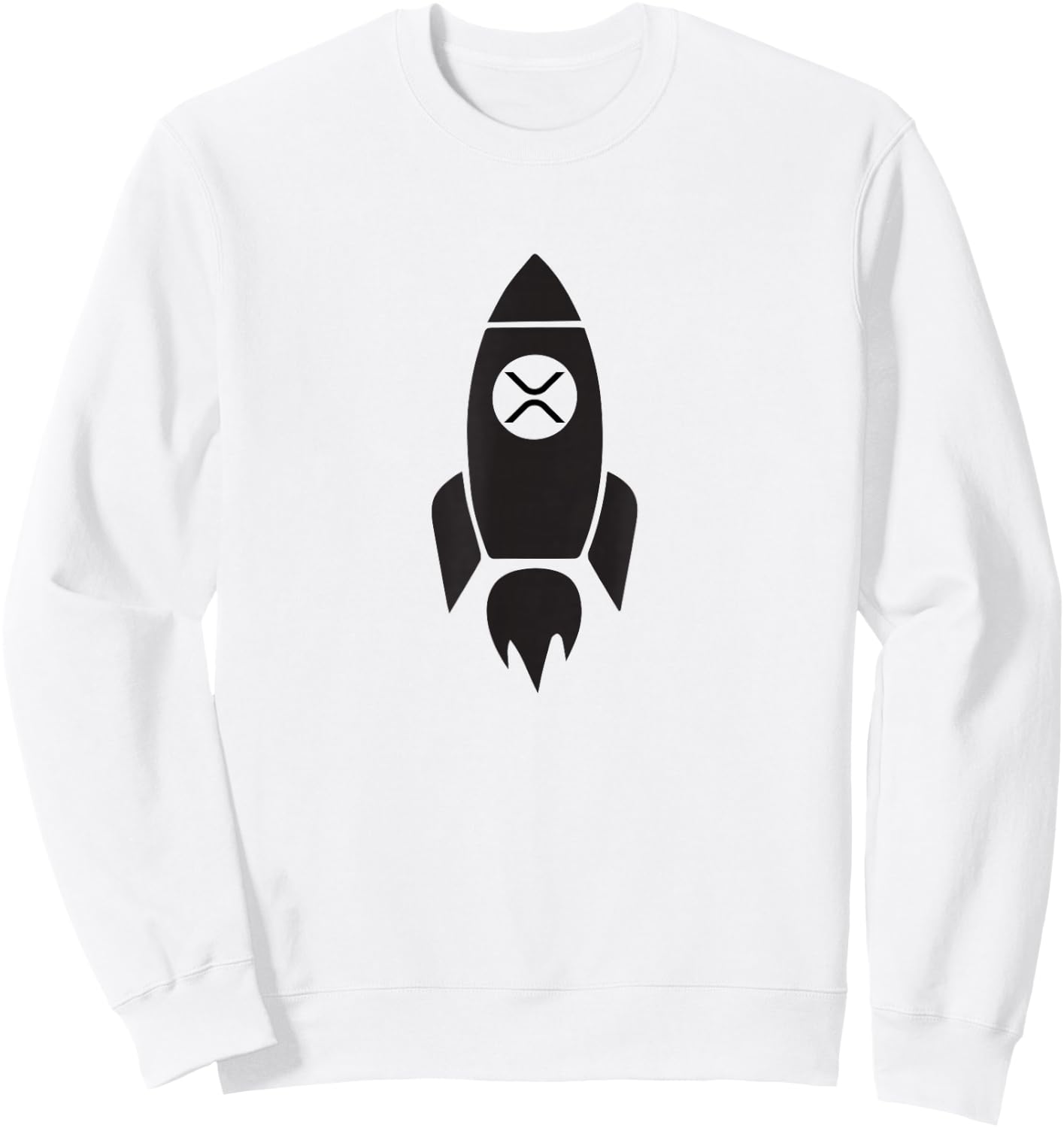 XRP to the Moon Sweatshirt - Sweatshirt | White
