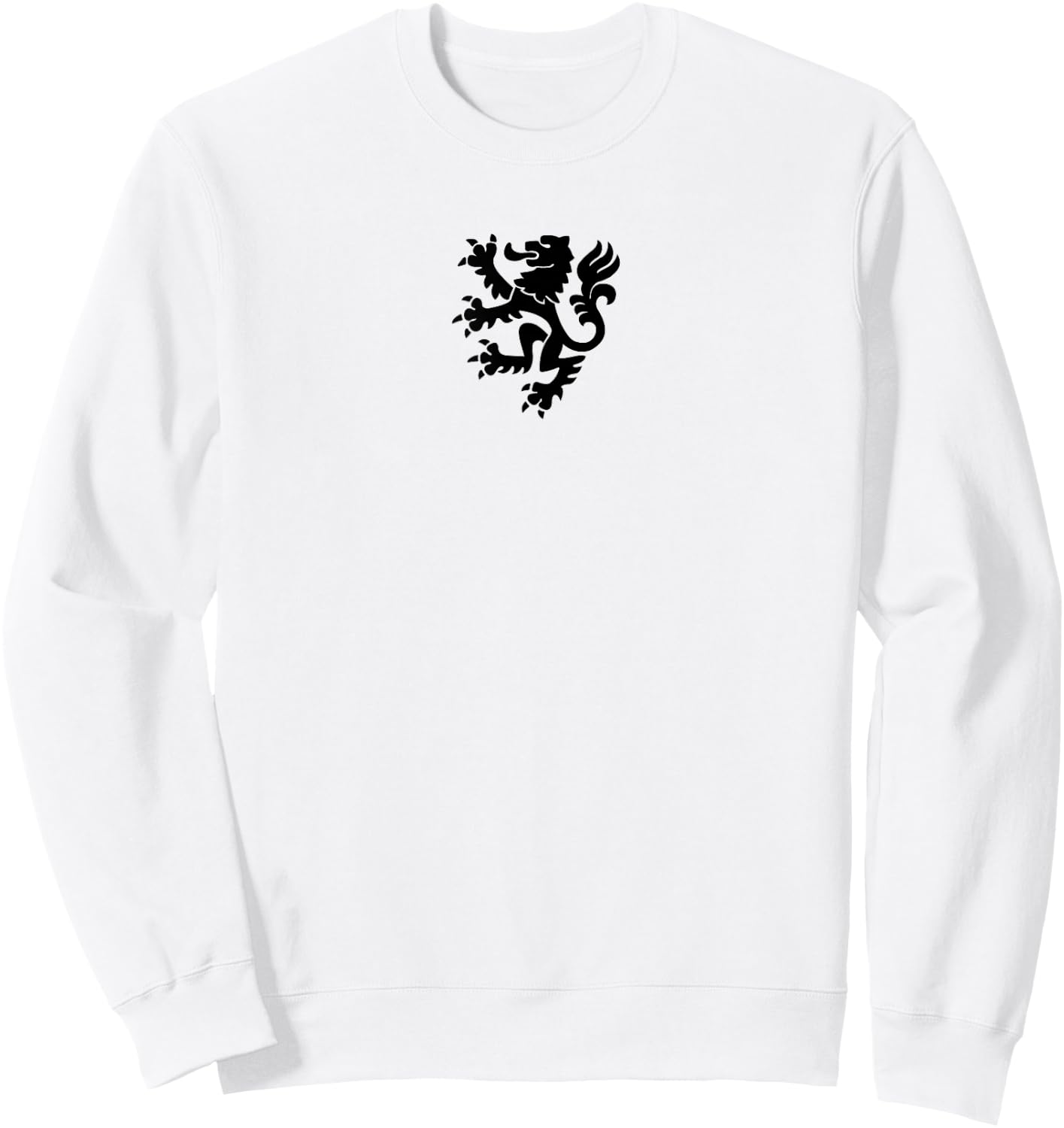Holland Emblem Lion Netherlands Sweatshirt - Sweatshirt | White
