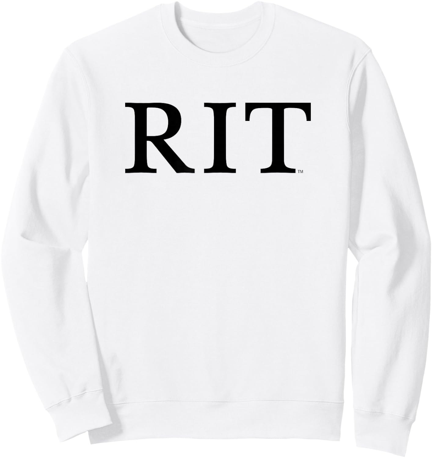 Rochester Institute of Technology RIT Type Sweatshirt - Sweatshirt | White