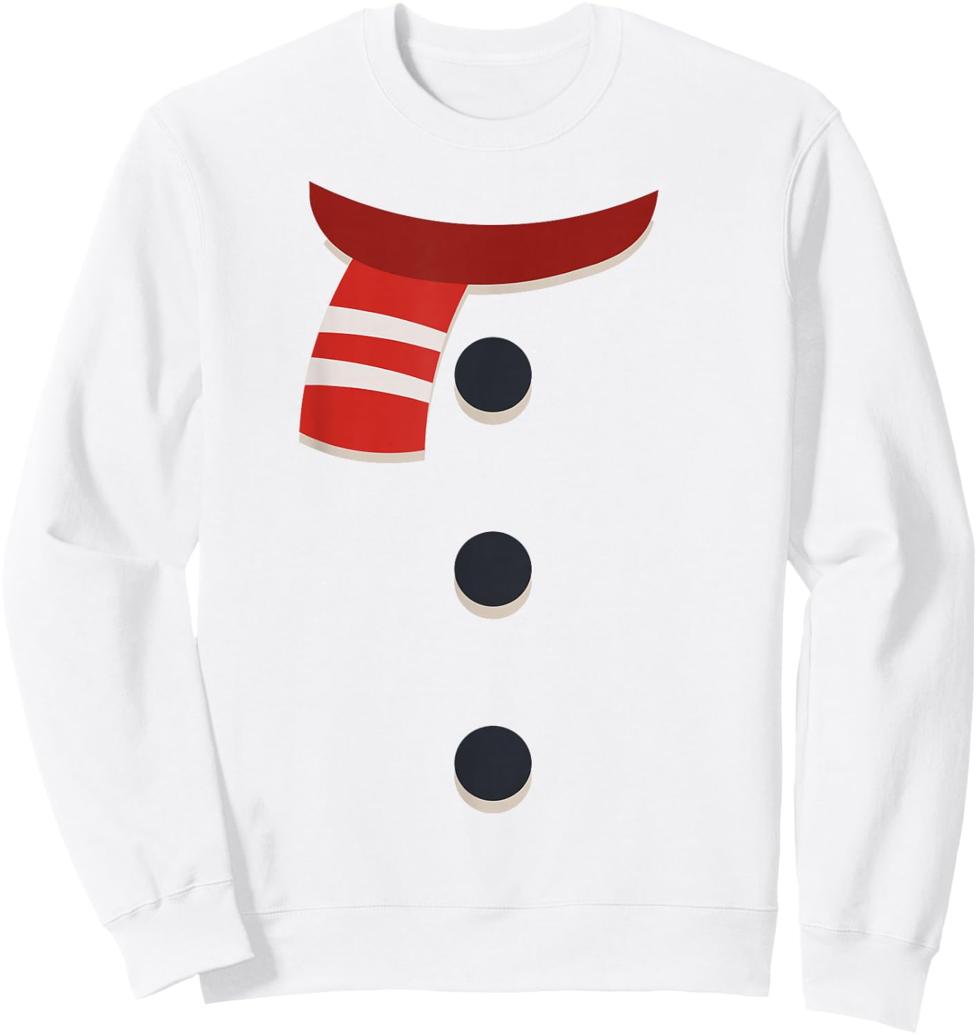 Christmas Snowman Shirt Frosty Snowman Costume Fun Snow Sweatshirt - Sweatshirt | White