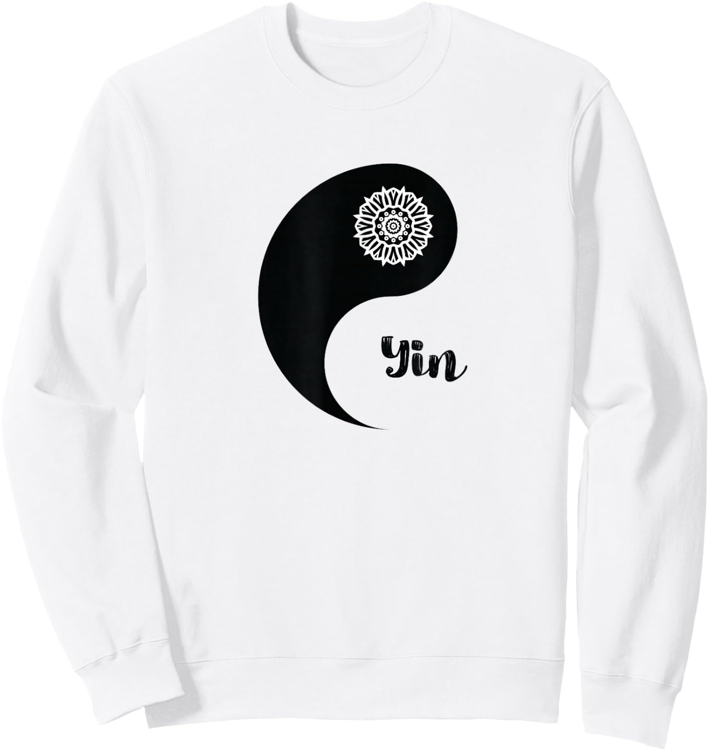 Valentines Day Couple Matching Shirt Men Women Yin & Yang Sweatshirt - Sweatshirt | White