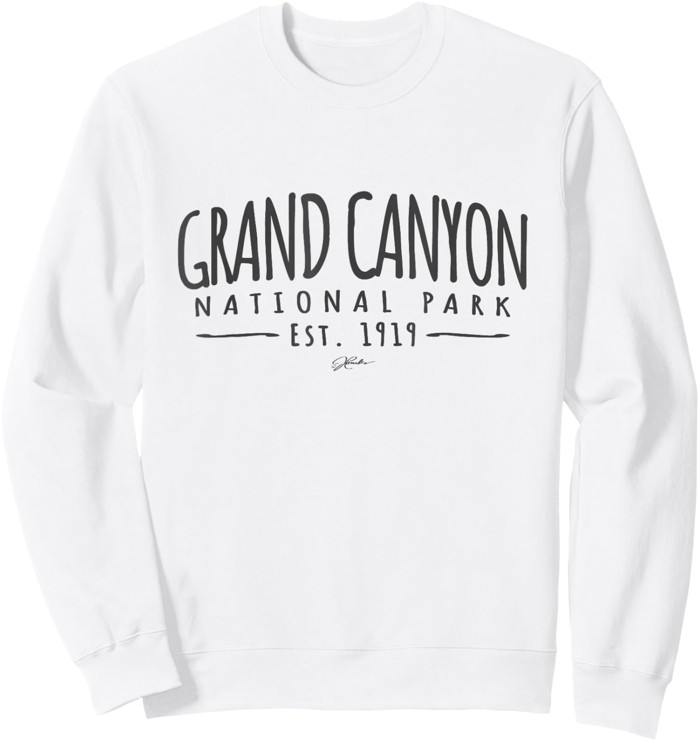 JCombs: Grand Canyon National Park, Arizona Sweatshirt - Sweatshirt | White