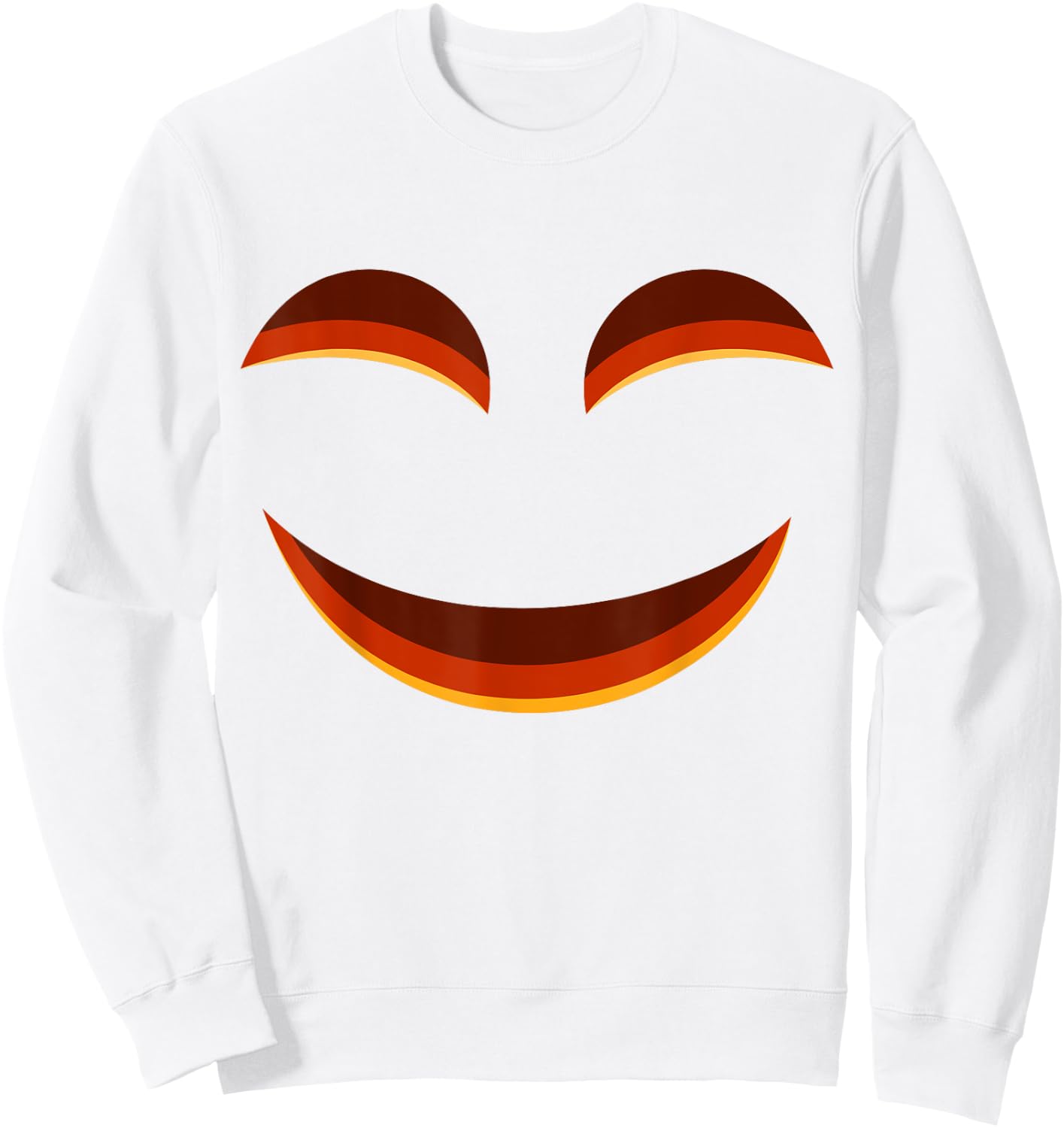 Pumpkin Jack O Lantern Face Jackolantern Sweatshirt - Sweatshirt | White