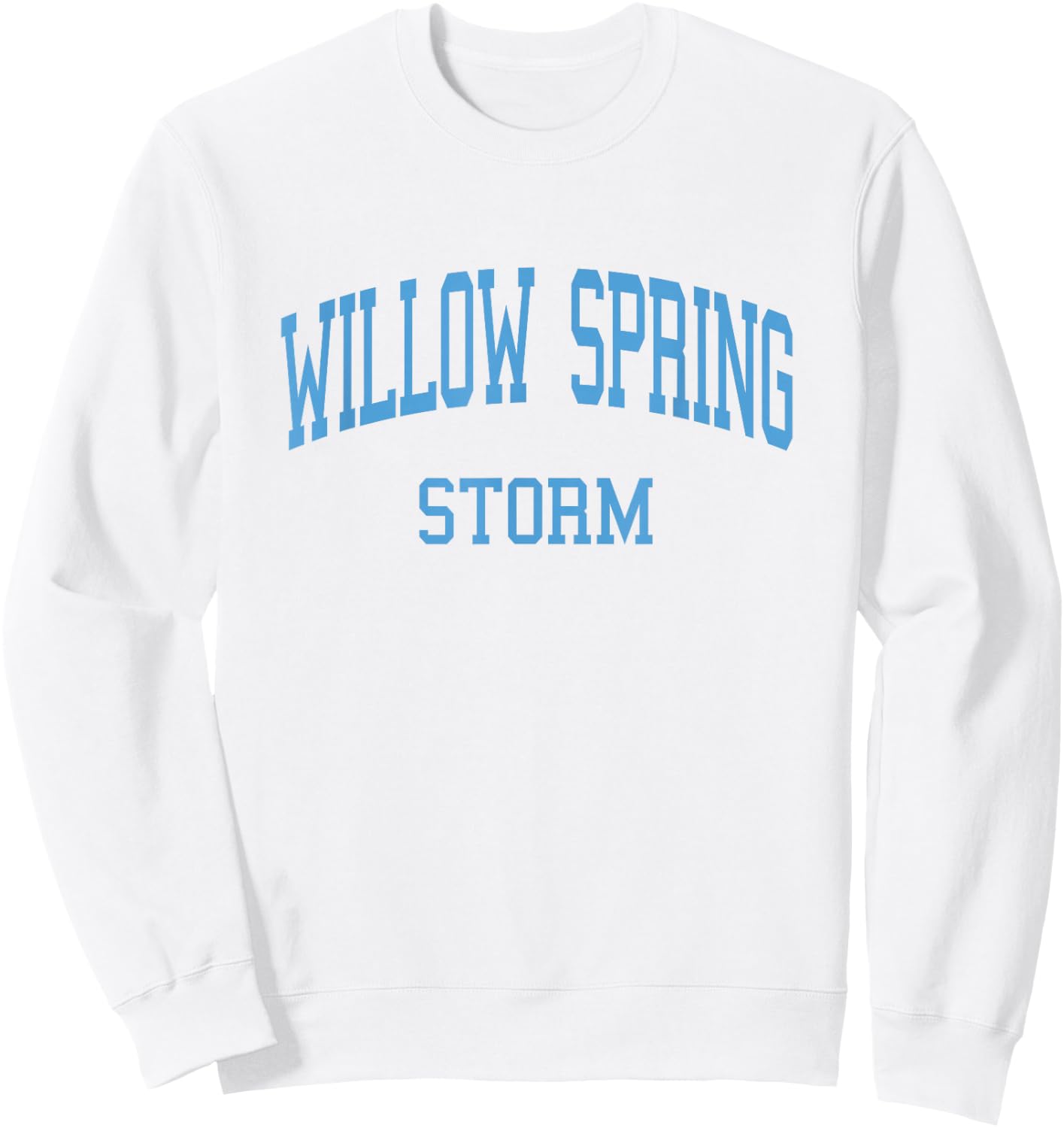 Willow Spring High School HS Fuquay Varina NC Retro Sweatshirt - Sweatshirt | White