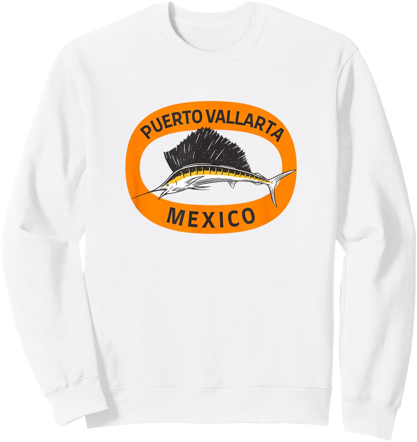 Puerto Vallarta Mexico Sailfish Sweatshirt - Sweatshirt | White