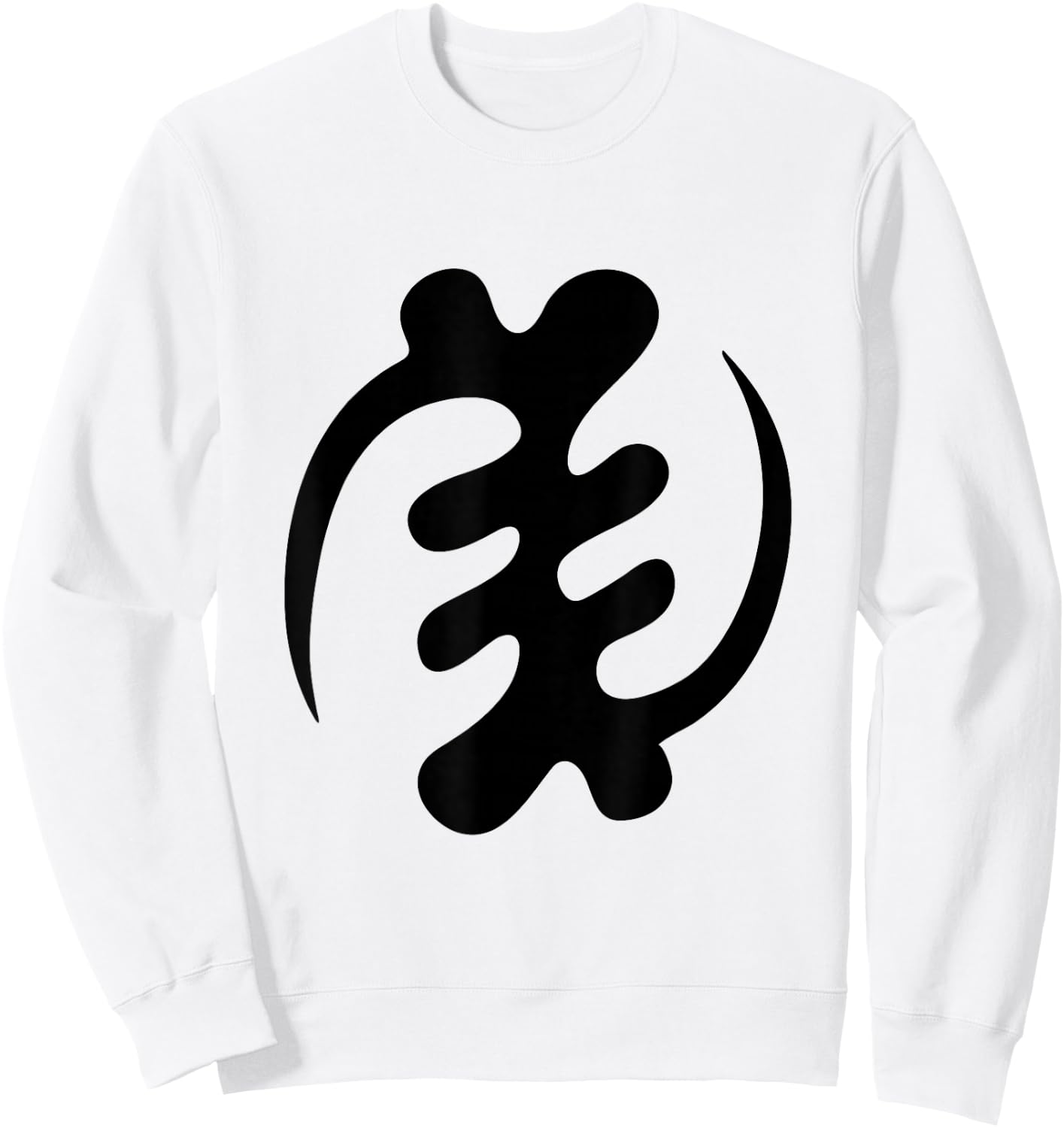 Gye Nyame Adinkra Symbol African Ashanti Culture Sweatshirt - Sweatshirt | White