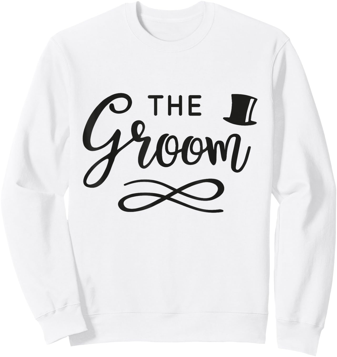 The Groom Groom To Be Vintage Men Wedding Day Sweatshirt - Sweatshirt | White