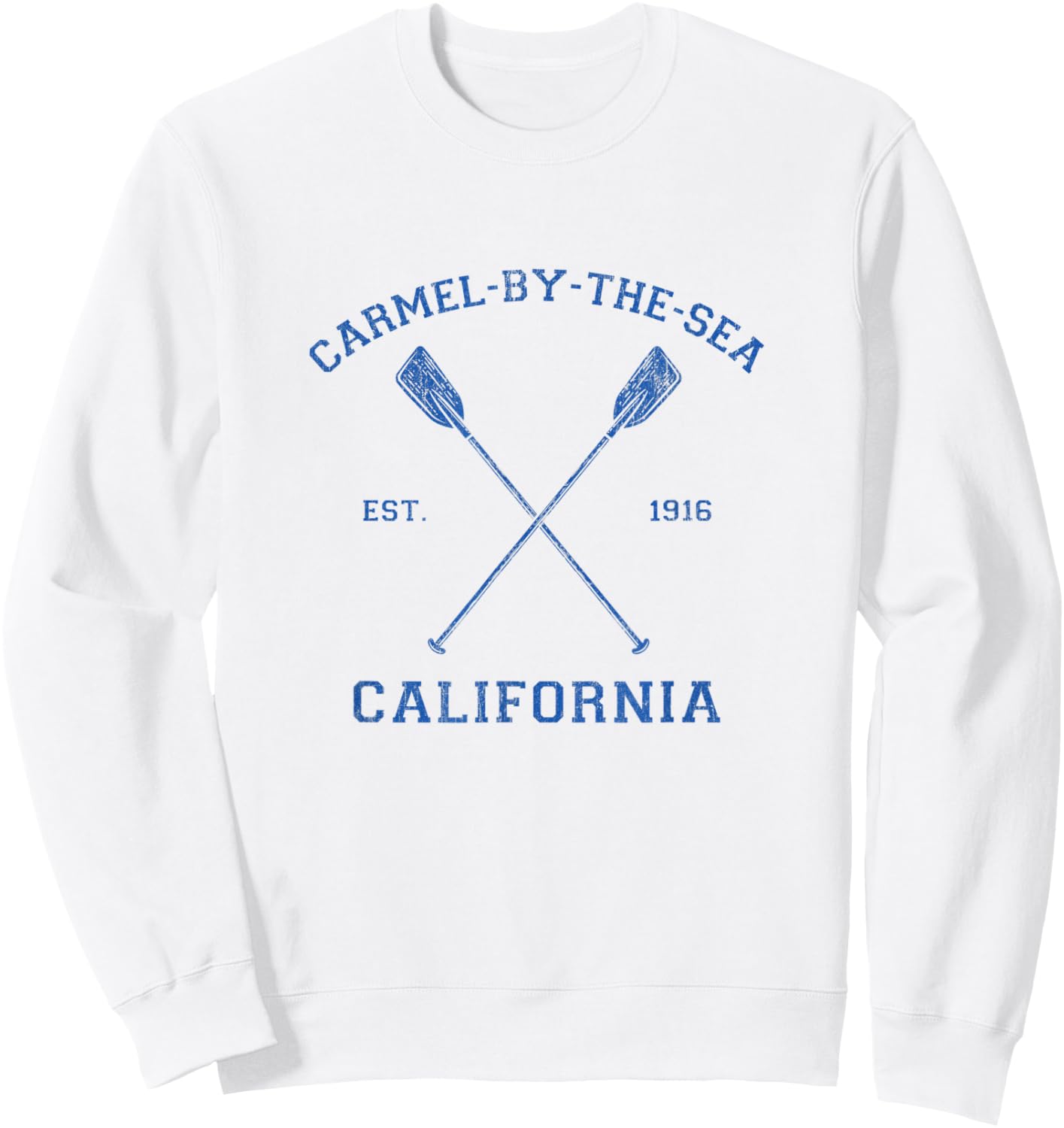 Vintage Carmel-By-the=Sea Vacation Sweatshirt - Sweatshirt | White