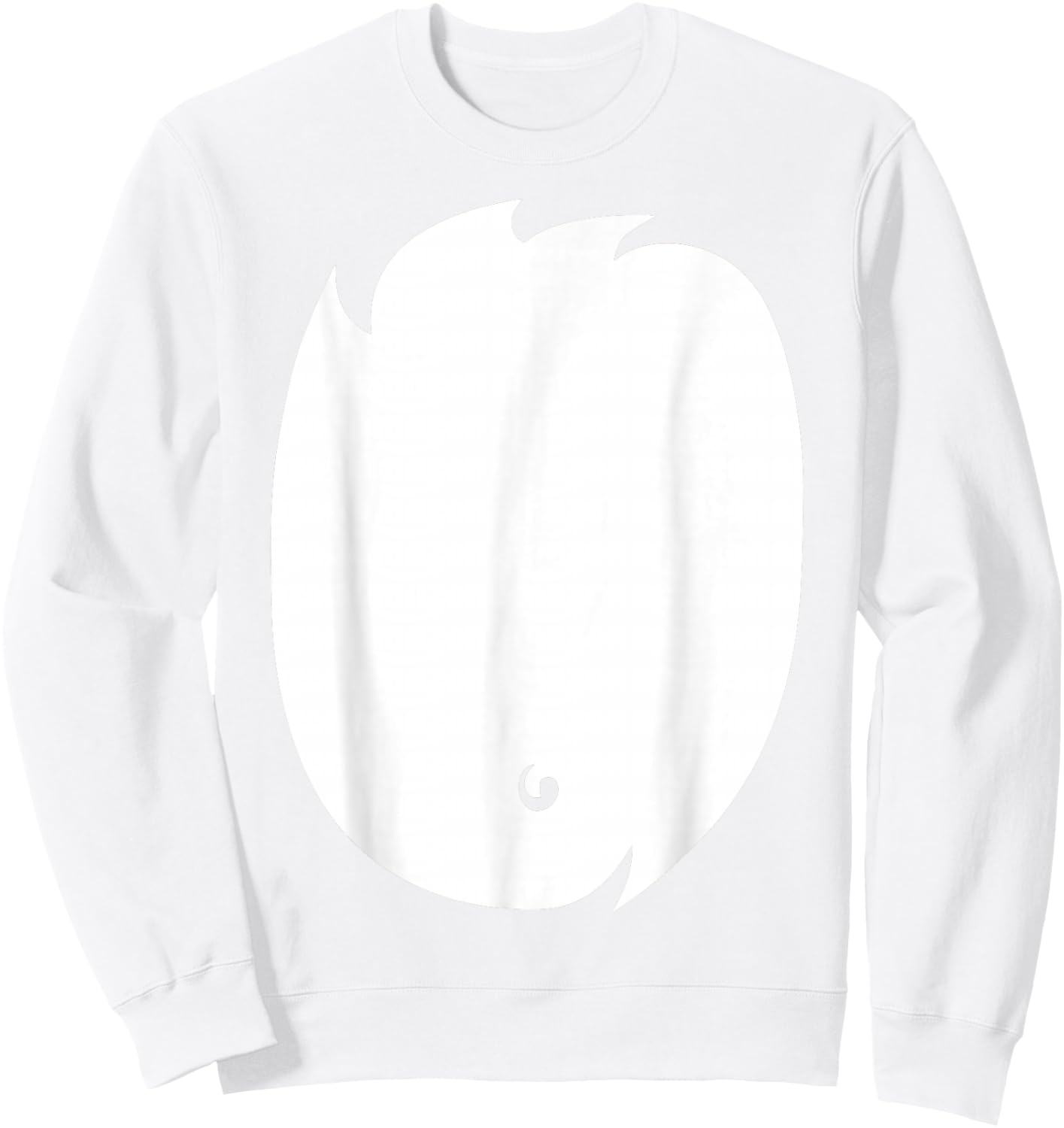 DIY Fancy Dress Fox Belly Costume Boys Girls Fox Sweatshirt - Sweatshirt | White