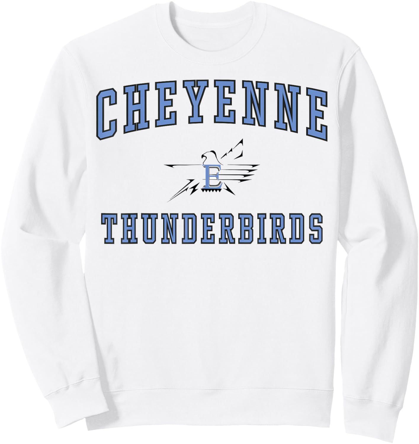 Cheyenne East High School Thunderbirds C1 Sweatshirt - Sweatshirt | White