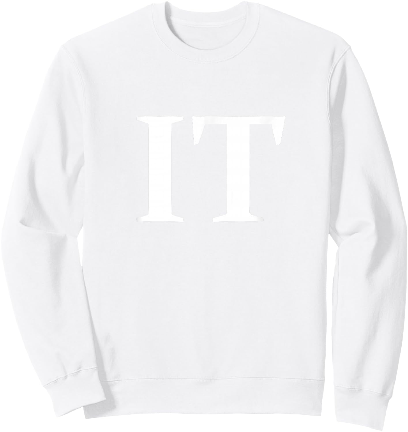 IT - Italia Three Part Italy Design - Italian Flag Part 1 Sweatshirt - Sweatshirt | White