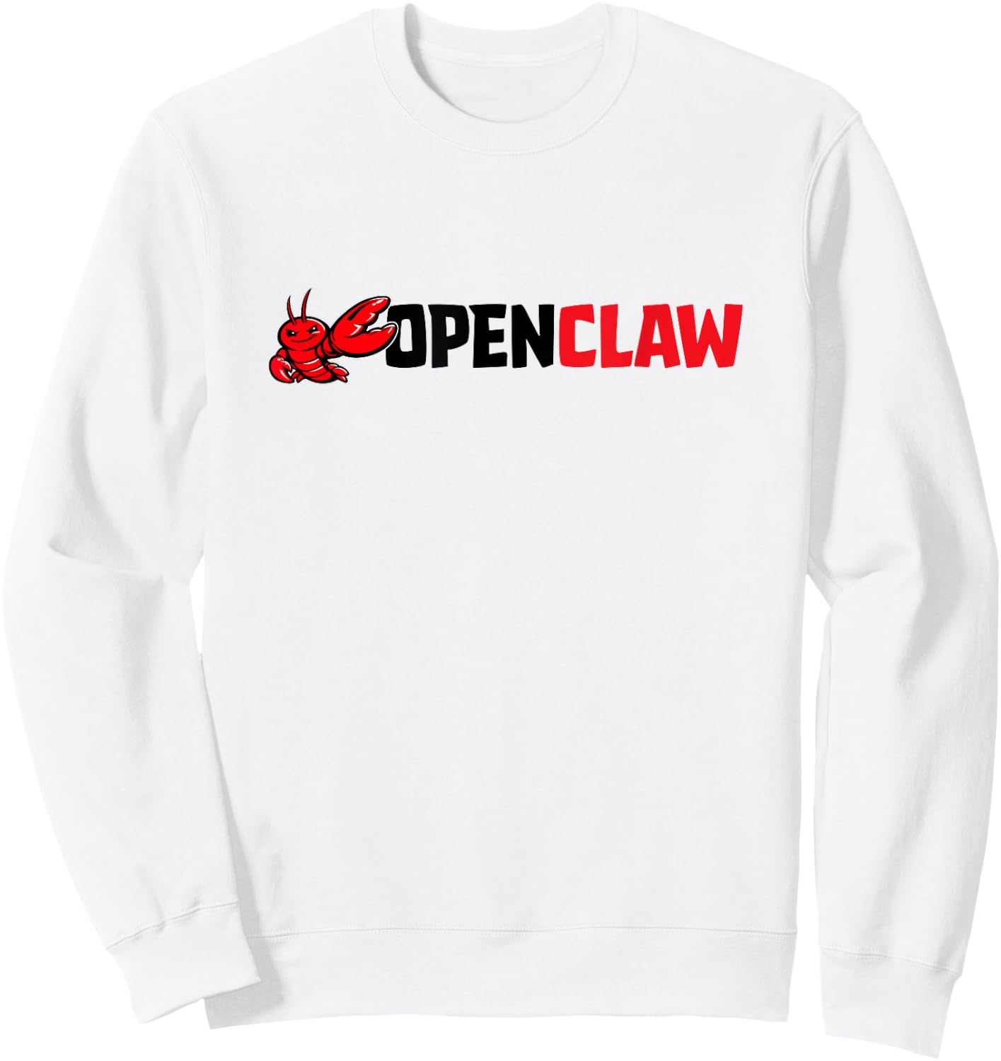 OpenClaw Logo Sweatshirt - Sweatshirt | White