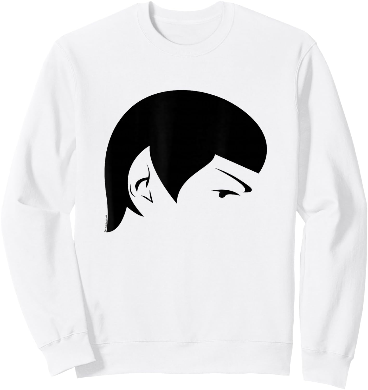 Star Trek Spock Outline Sweatshirt - Sweatshirt | White