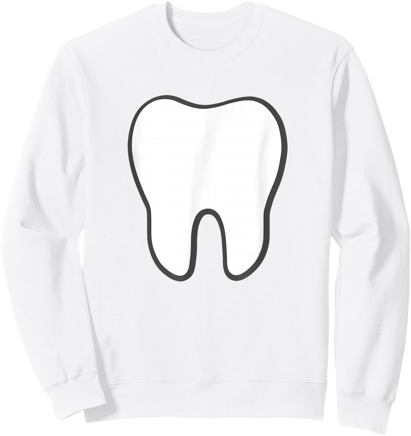 Tooth Fairy Halloween Tooth Molar Costume Idea Sweatshirt - Sweatshirt | White