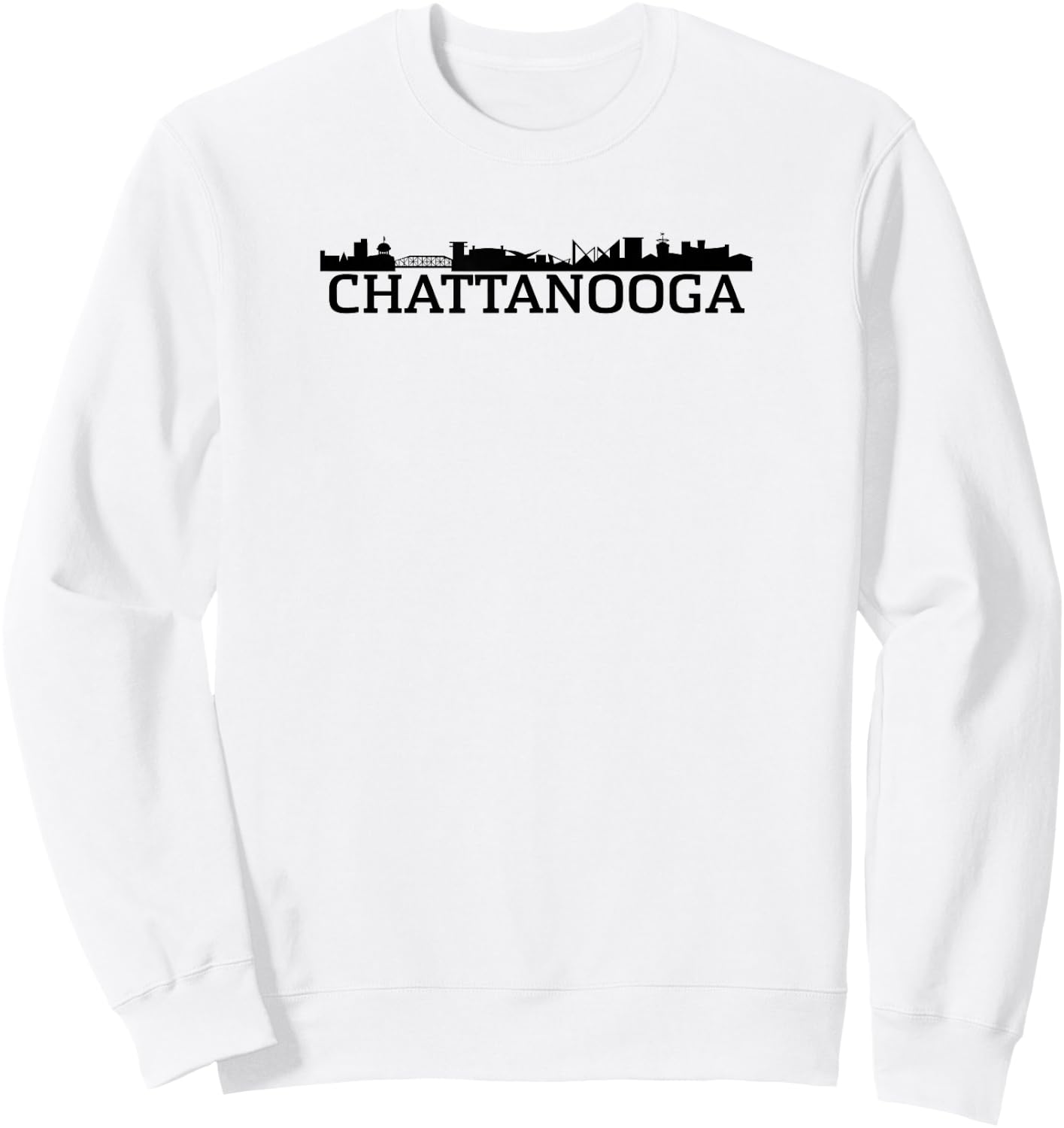 Chattanooga Skyline Sweatshirt - Sweatshirt | White