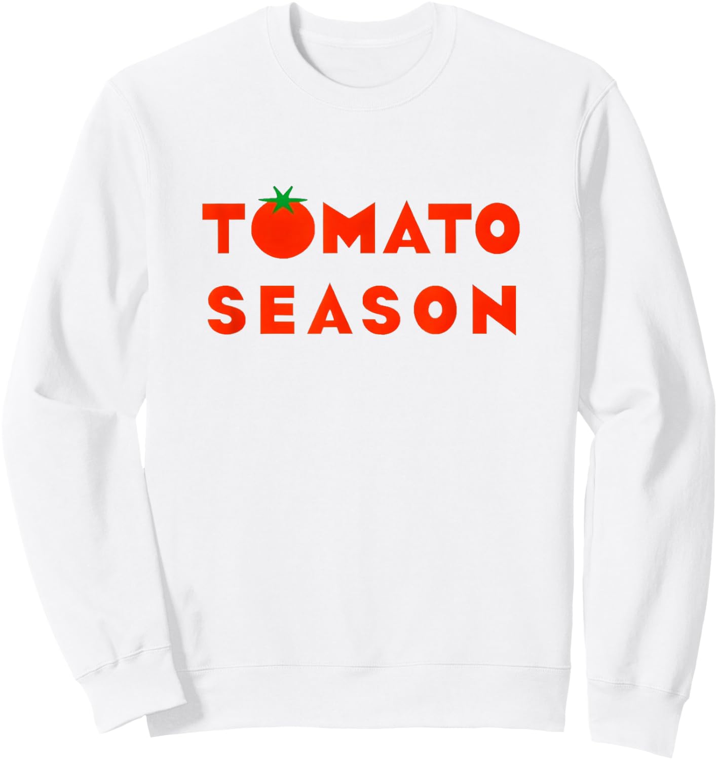 Tomato Season Funny Tomato Gardening Vegetables Farmer Sweatshirt - Sweatshirt | White