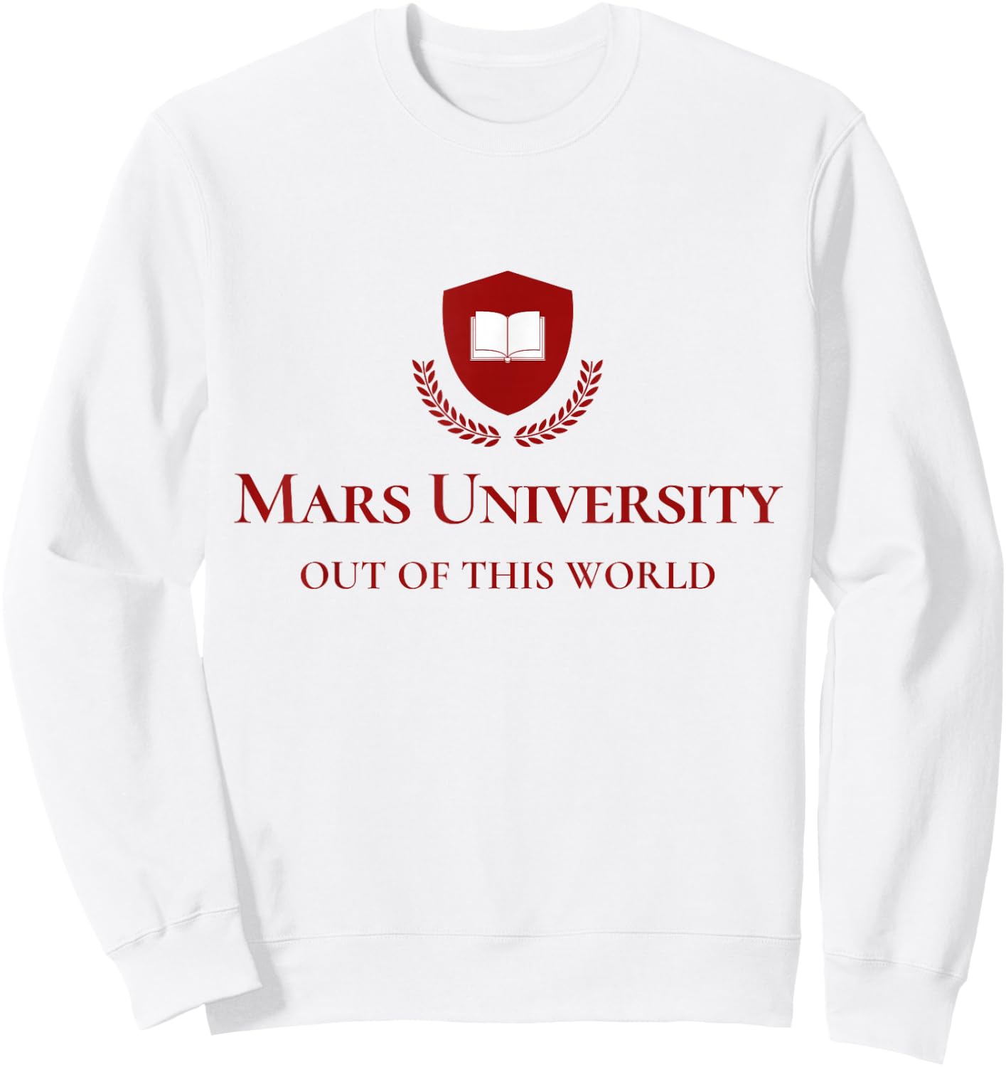 Mars University | Mars Athletics | Occupy Mars Sweatshirt - Sweatshirt | White