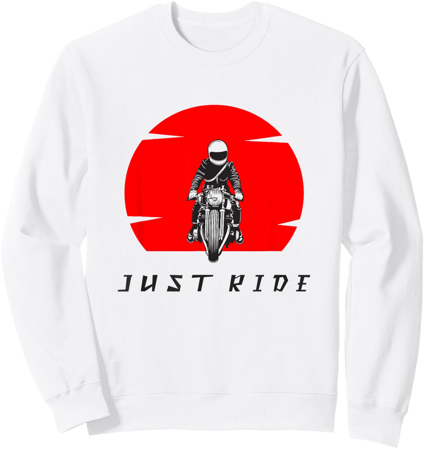 Motorcycle Sweatshirt - Sweatshirt | White