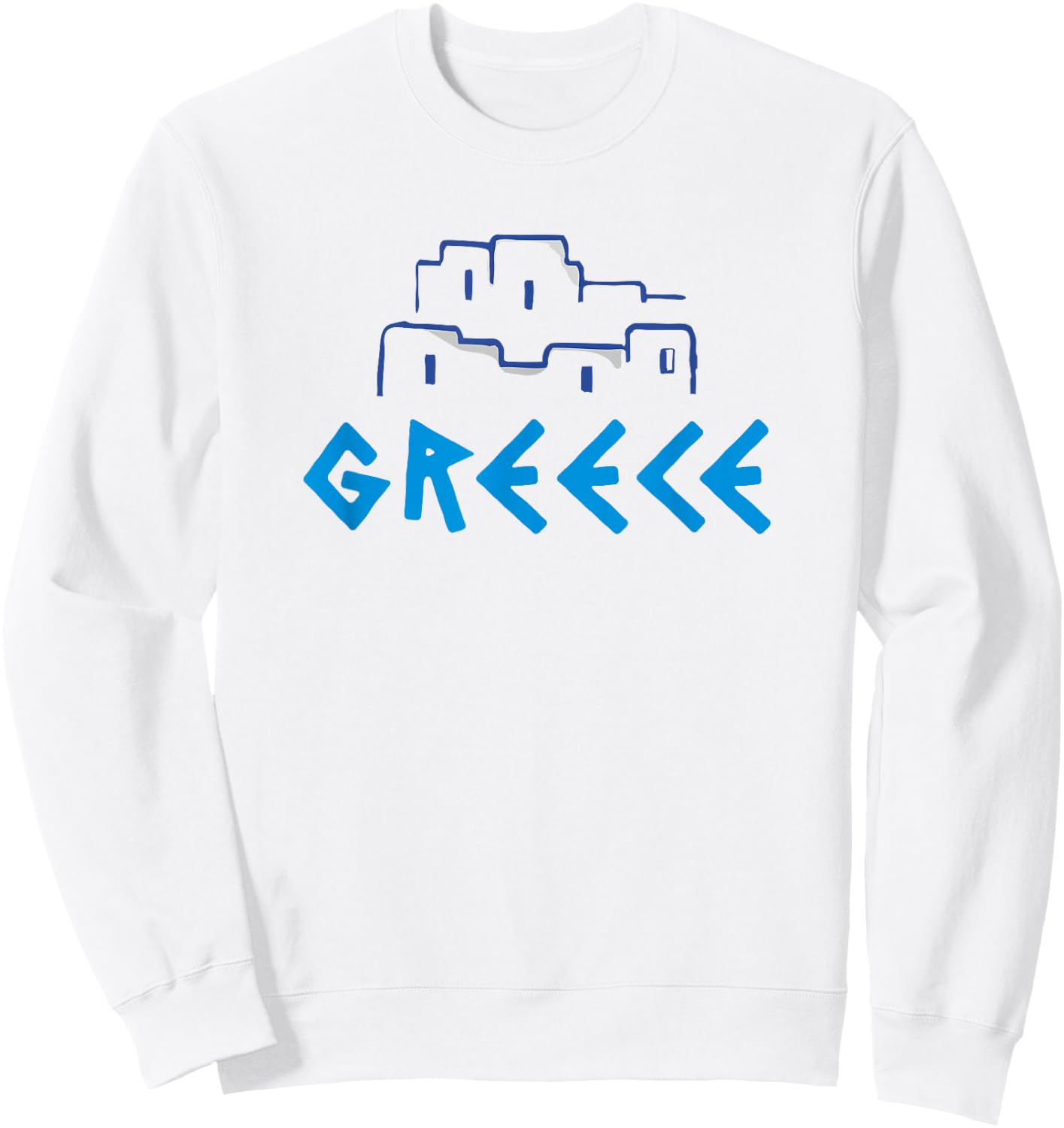 Greece Greek Islands Sweatshirt - Sweatshirt | White