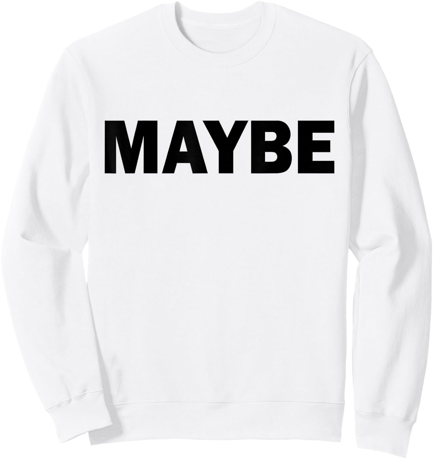 Stop Light Party MAYBE Yellow Light For Singles Sweatshirt - Sweatshirt | White