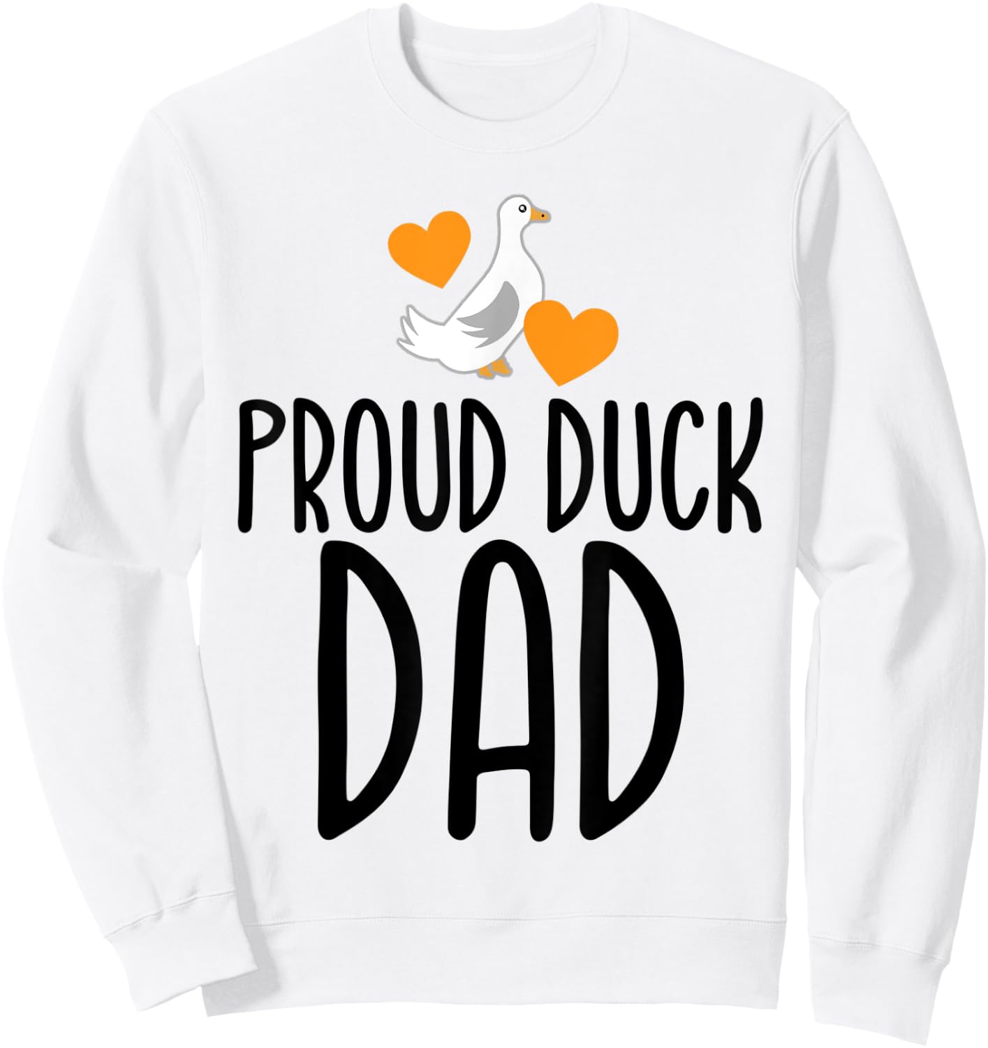 Duck Dad Sweatshirt - Sweatshirt | White