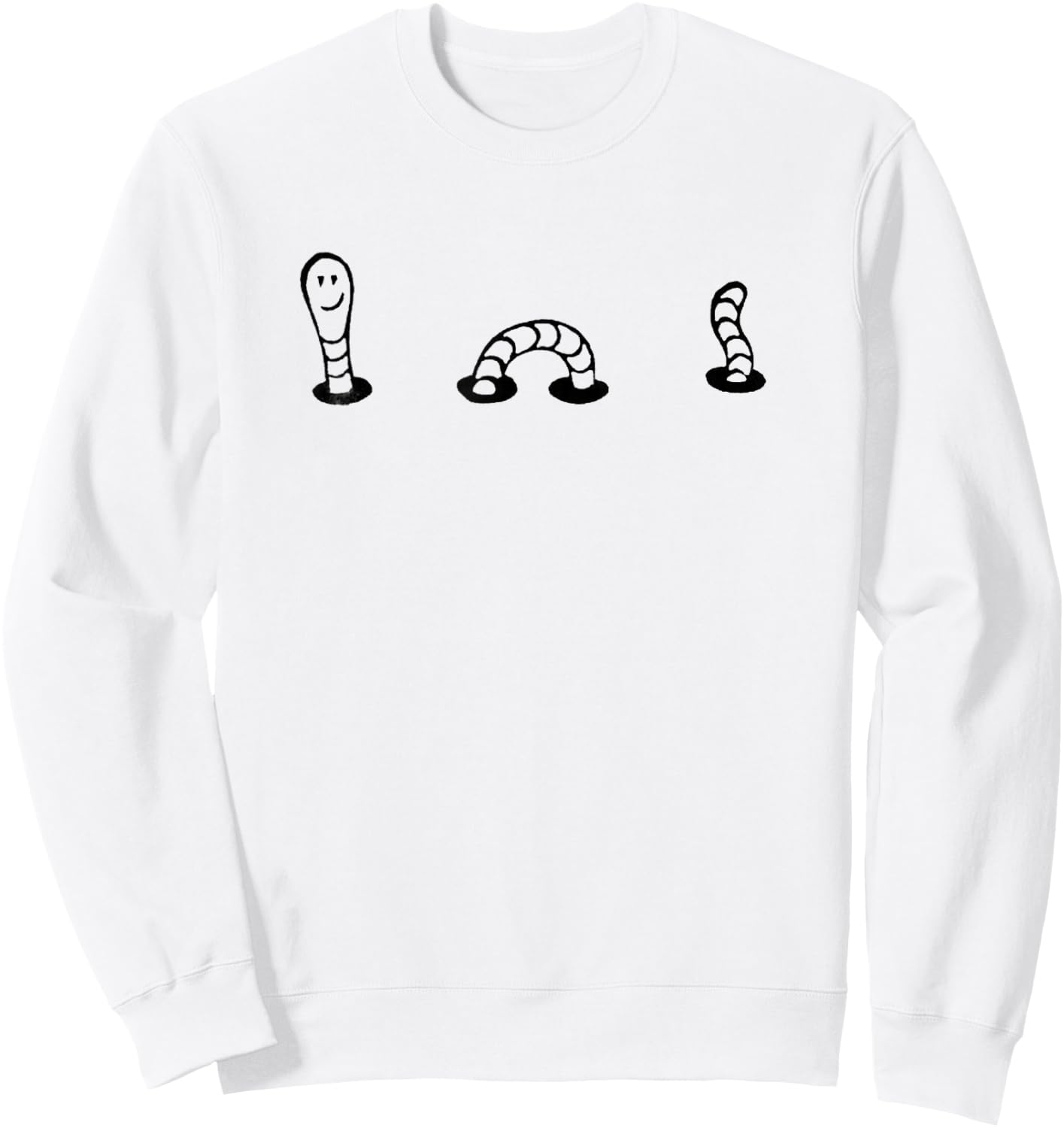 Love Earthworm Women Shirt Earthworm Lovers girls Funny I Really Love Earthworms , Worm Birthday Shirt Sweatshirt - Sweatshirt | White