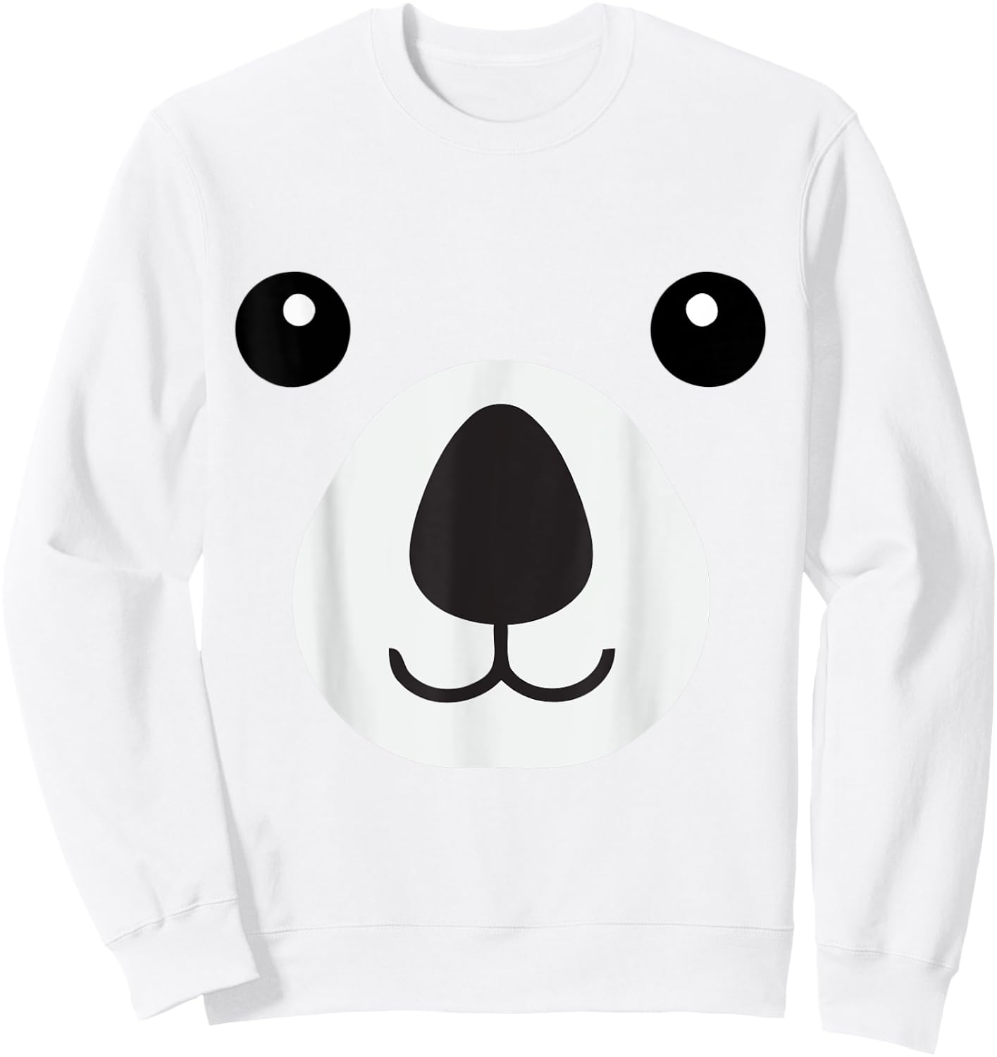 DIY Halloween Costume Grey Koala Costume for Kids Adults Sweatshirt - Sweatshirt | White