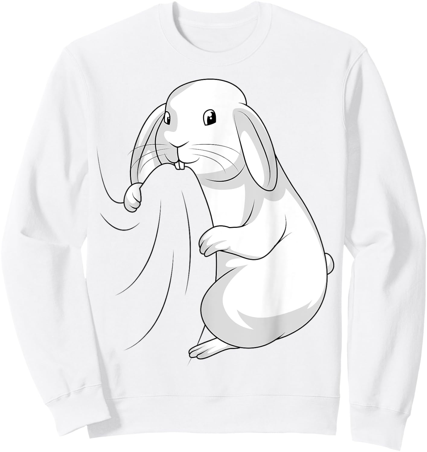 Rabbit Lovers Girls Women Sweatshirt - Sweatshirt | White