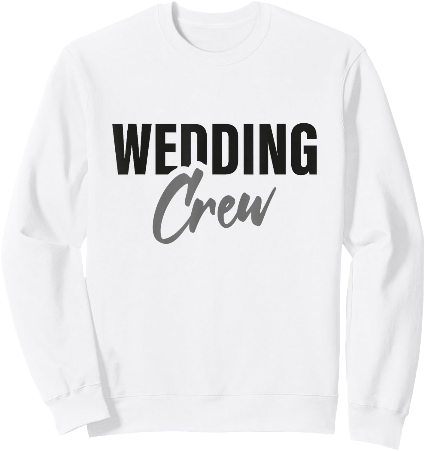 Wedding Crew Sweatshirt - Sweatshirt | White