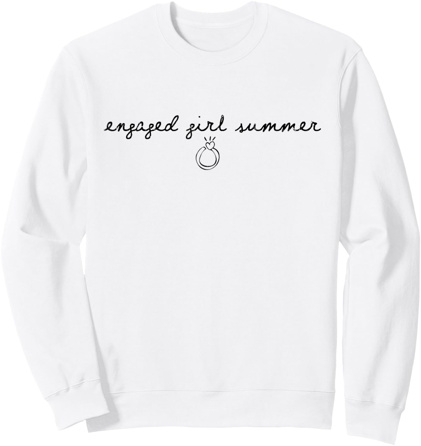 Engaged Girl Summer, Future Mrs, Bride To Be Sweatshirt - Sweatshirt | White