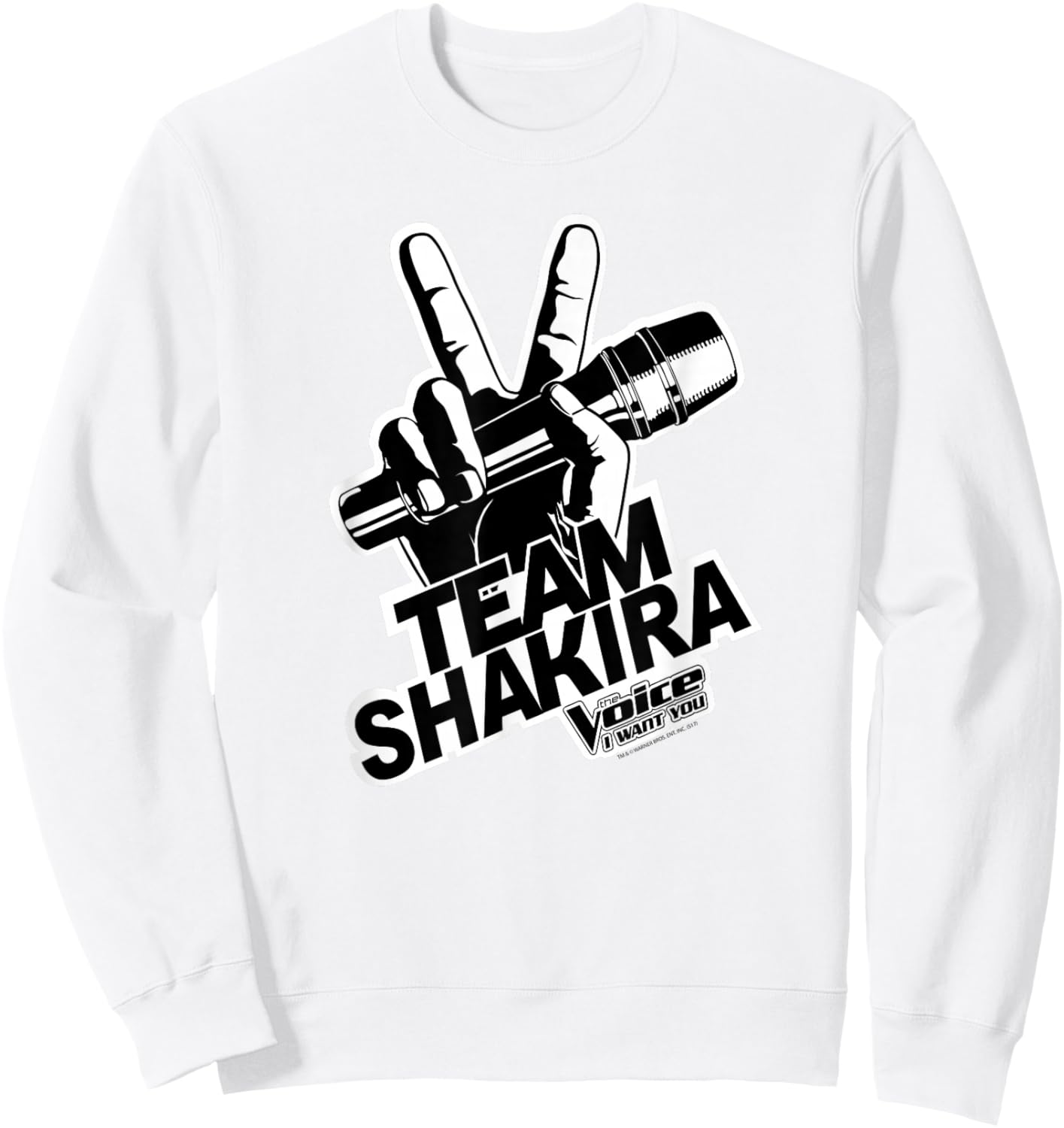 The Voice Shakira Logo Sweatshirt - Sweatshirt | White