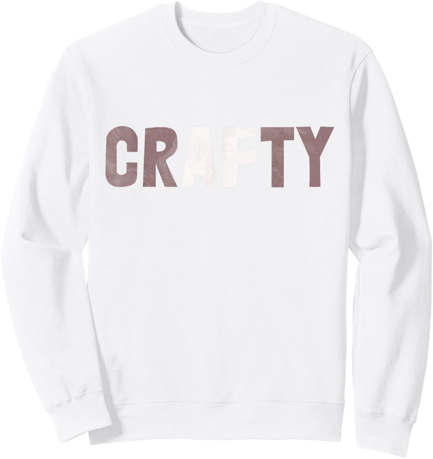 Funny I'm CRAFTY AF Crafting Is My Cardio My Craft Mom Hobby Sweatshirt - Sweatshirt | White