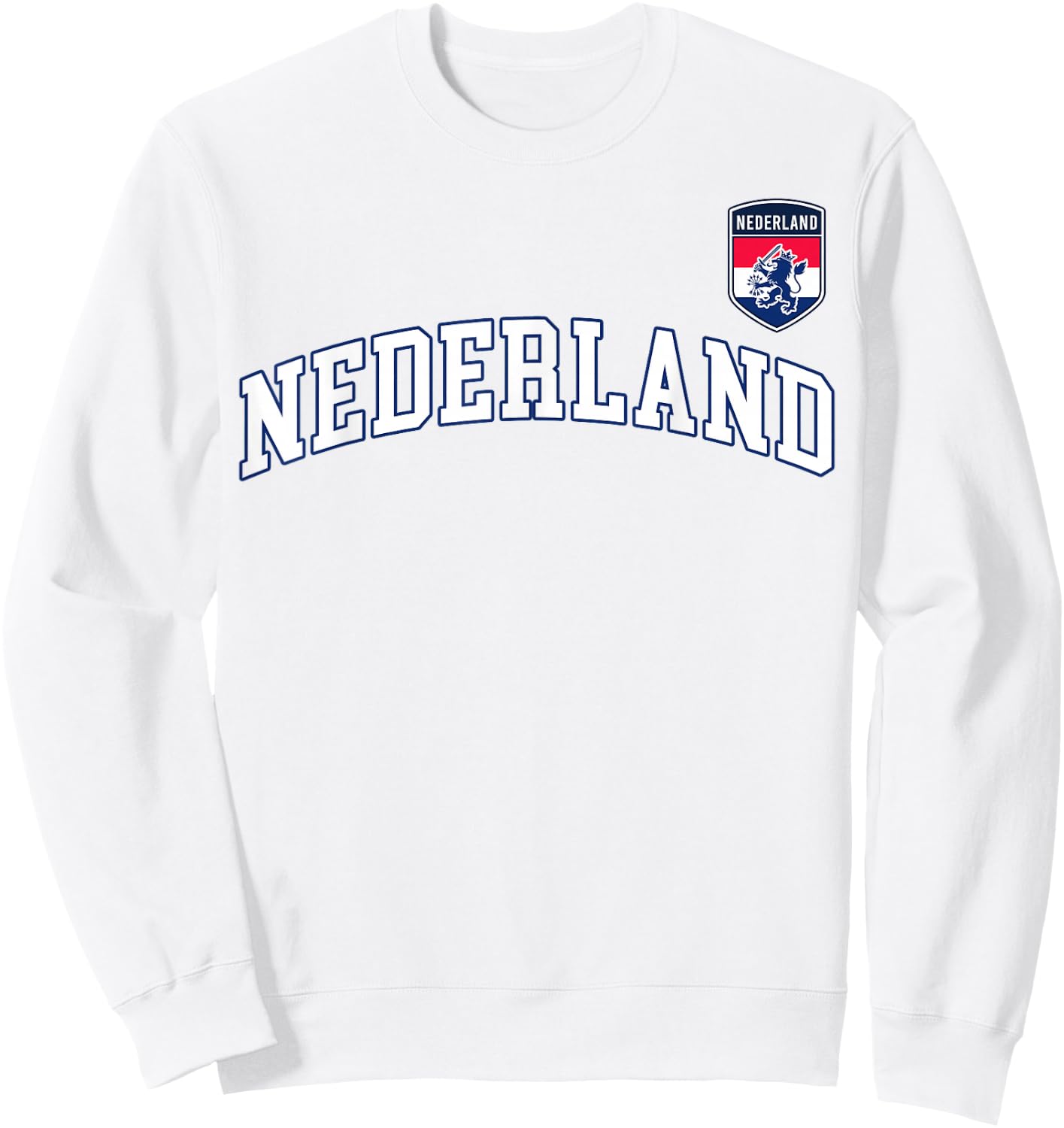 Holland Nederland Flag Dutch Lion Netherlands Pride Sweatshirt - Sweatshirt | White
