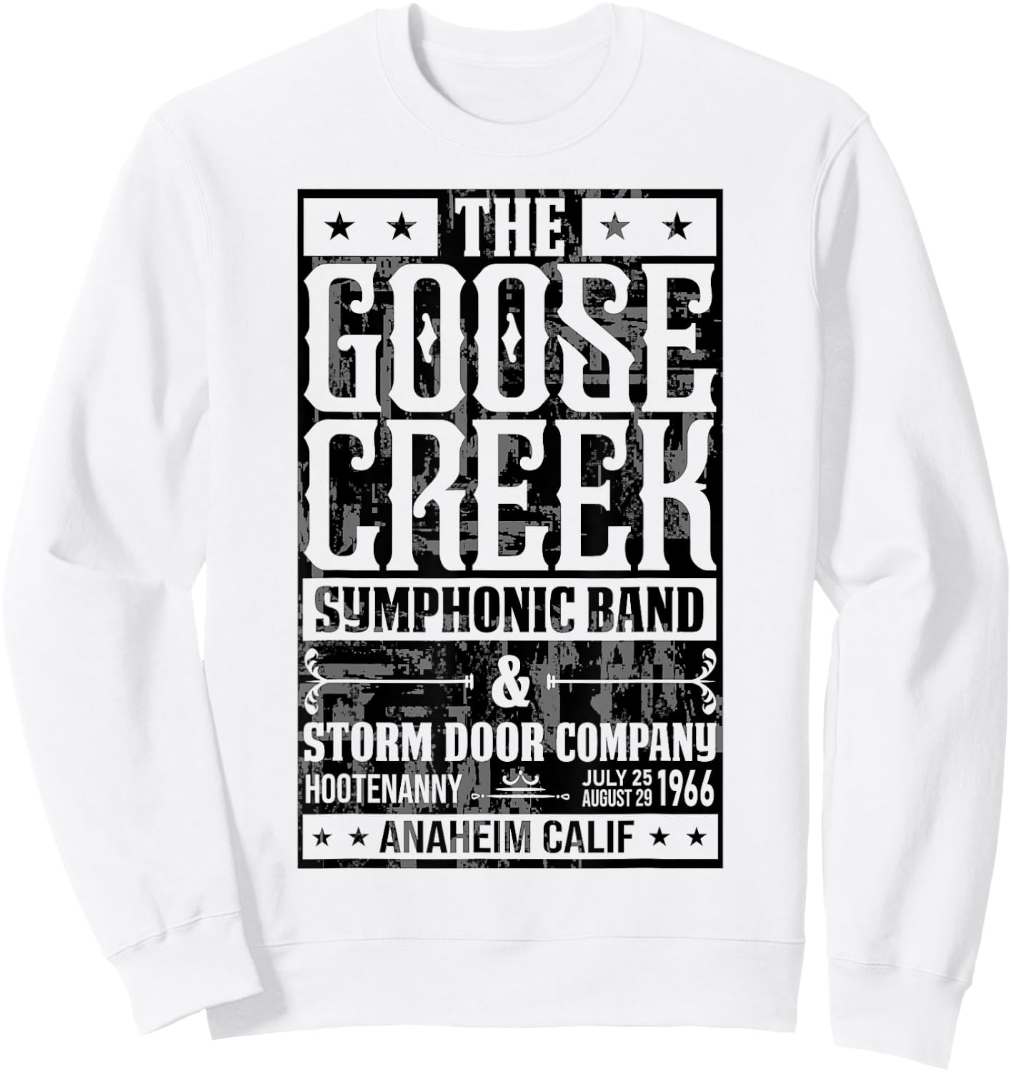 The Goose Creek Symphonic Band & Storm Door Company Sweatshirt - Sweatshirt | White