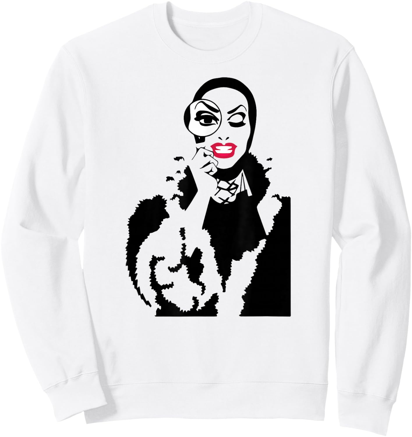 Monsoon Drag Queen Race Sweatshirt - Sweatshirt | White