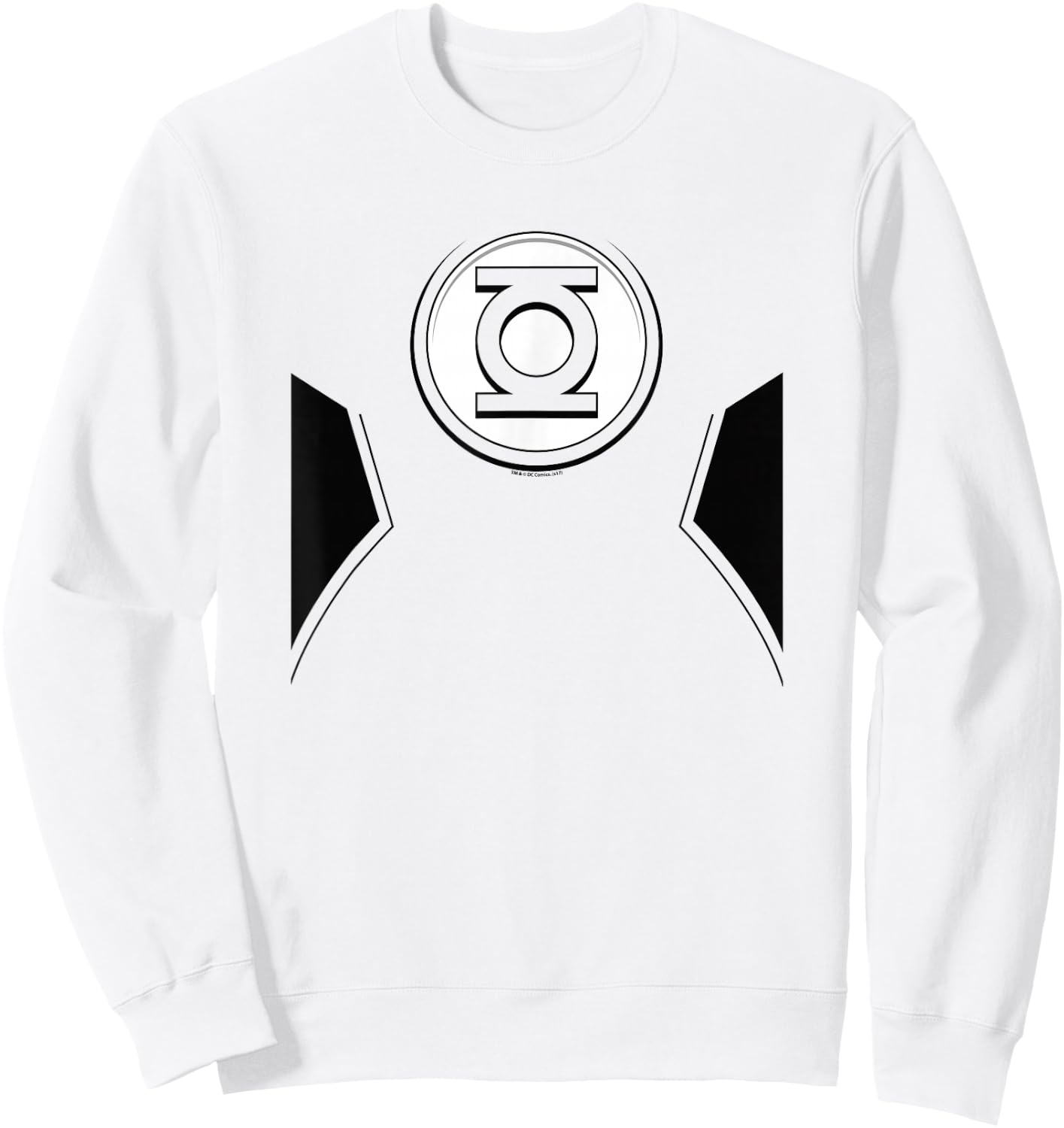 Green Lantern New Uniform Halloween Costume Sweatshirt - Sweatshirt | White