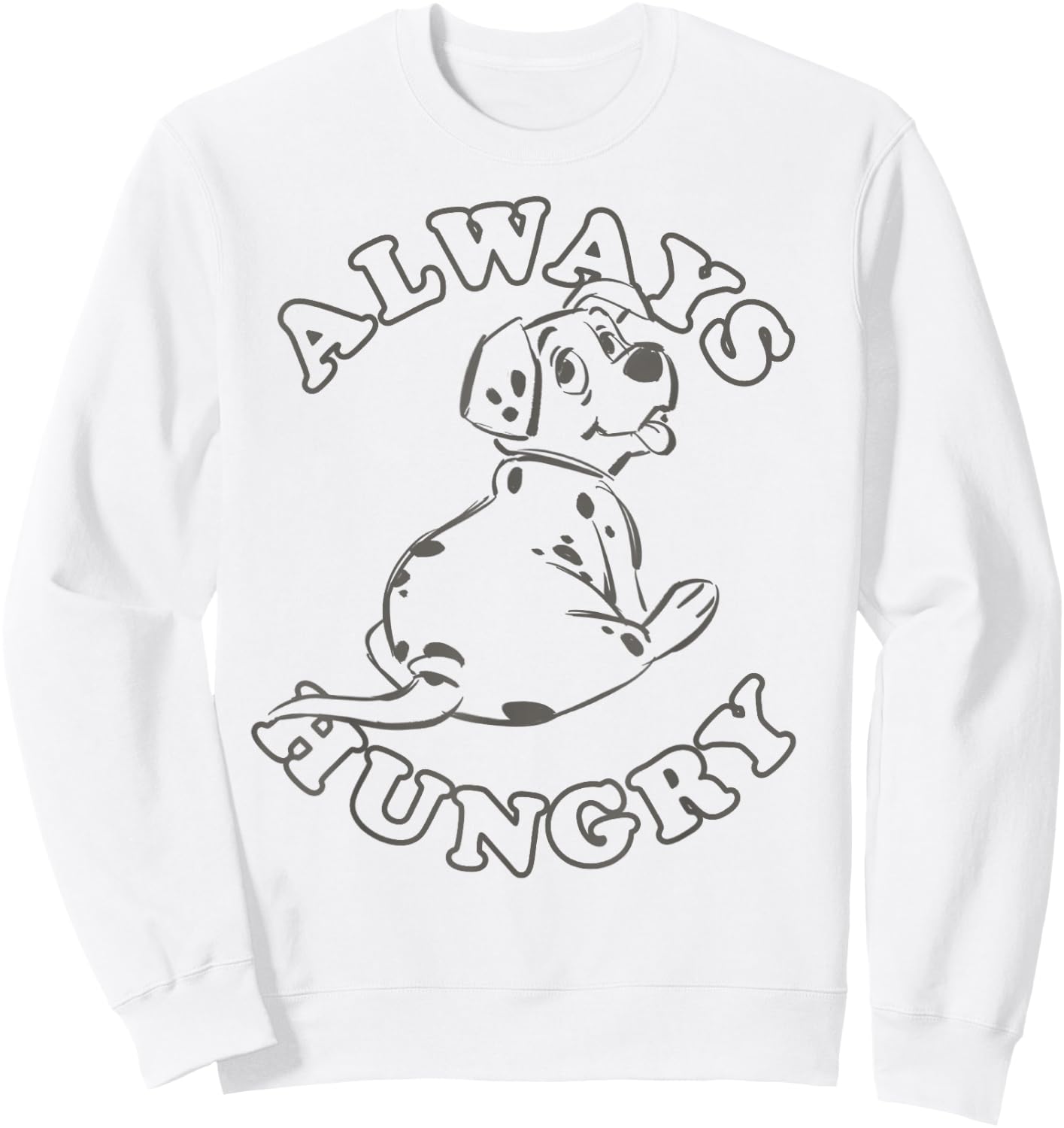 Disney 101 Dalmatians Rolly Always Hungry Sweatshirt - Sweatshirt | White