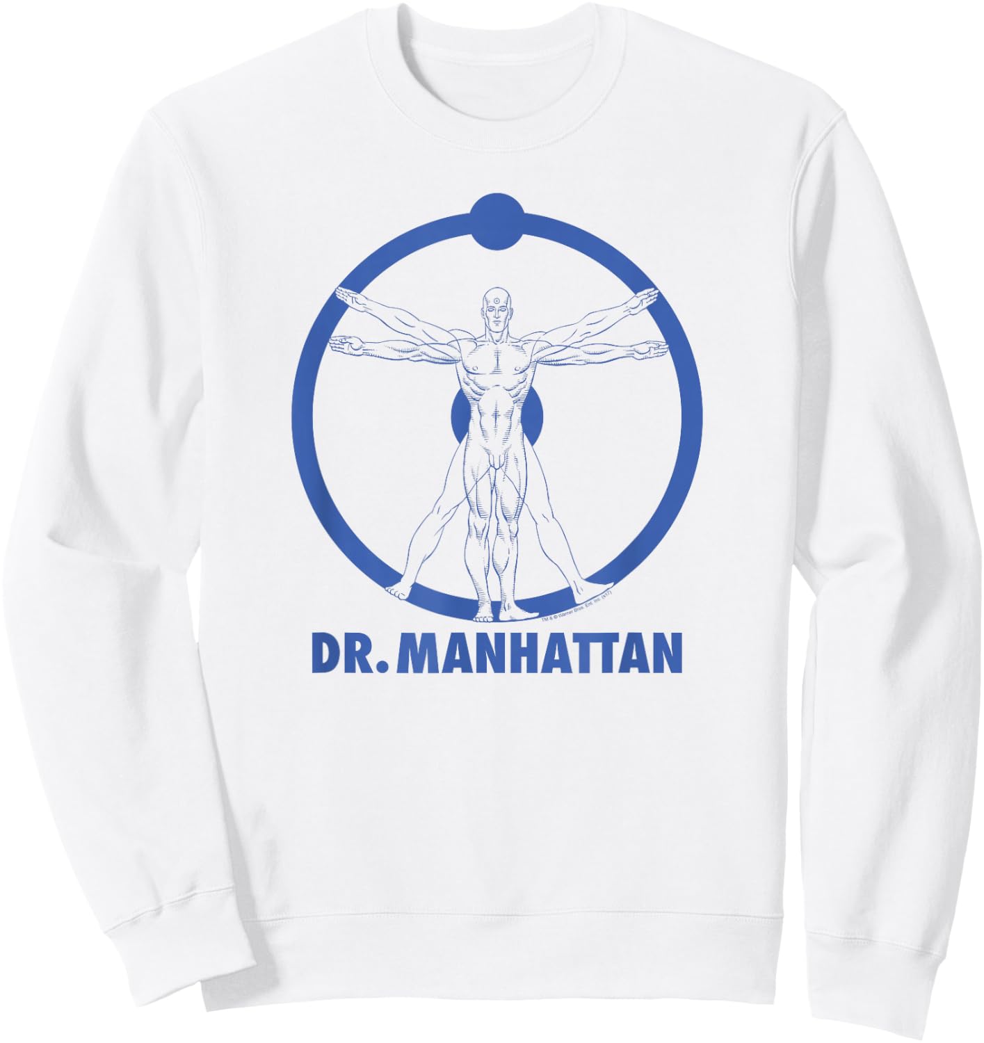 Watchmen Vintage Dr. Manhattan Sweatshirt - Sweatshirt | White